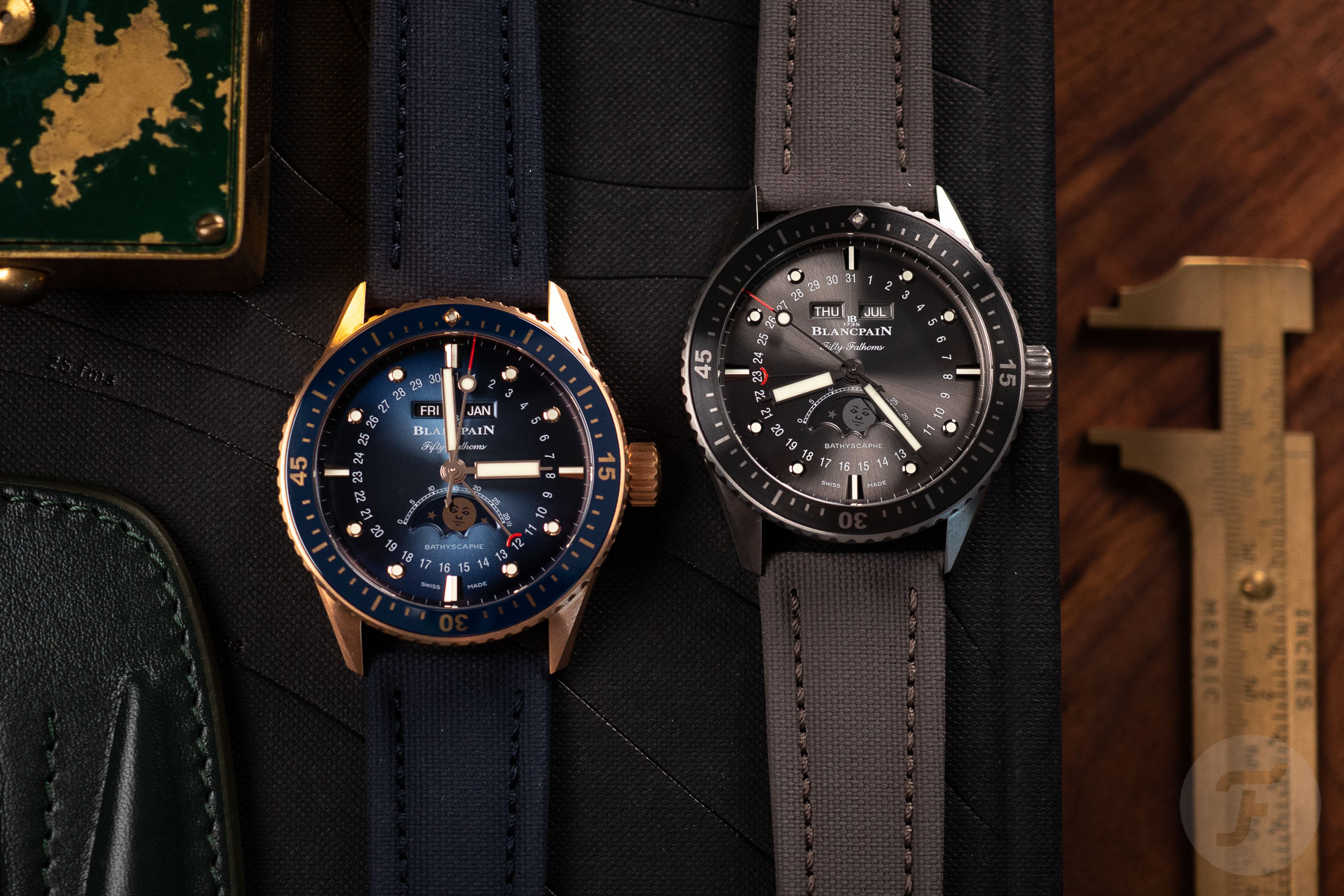 Hands-On With The Blancpain Fifty Fathoms Bathyscaphe Complete Calendar Watch