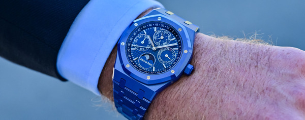 Hands-on – The Full-Blue Ceramic Royal Oak Perpetual Calendar – And Yes, It’s Stunning In The Metal!