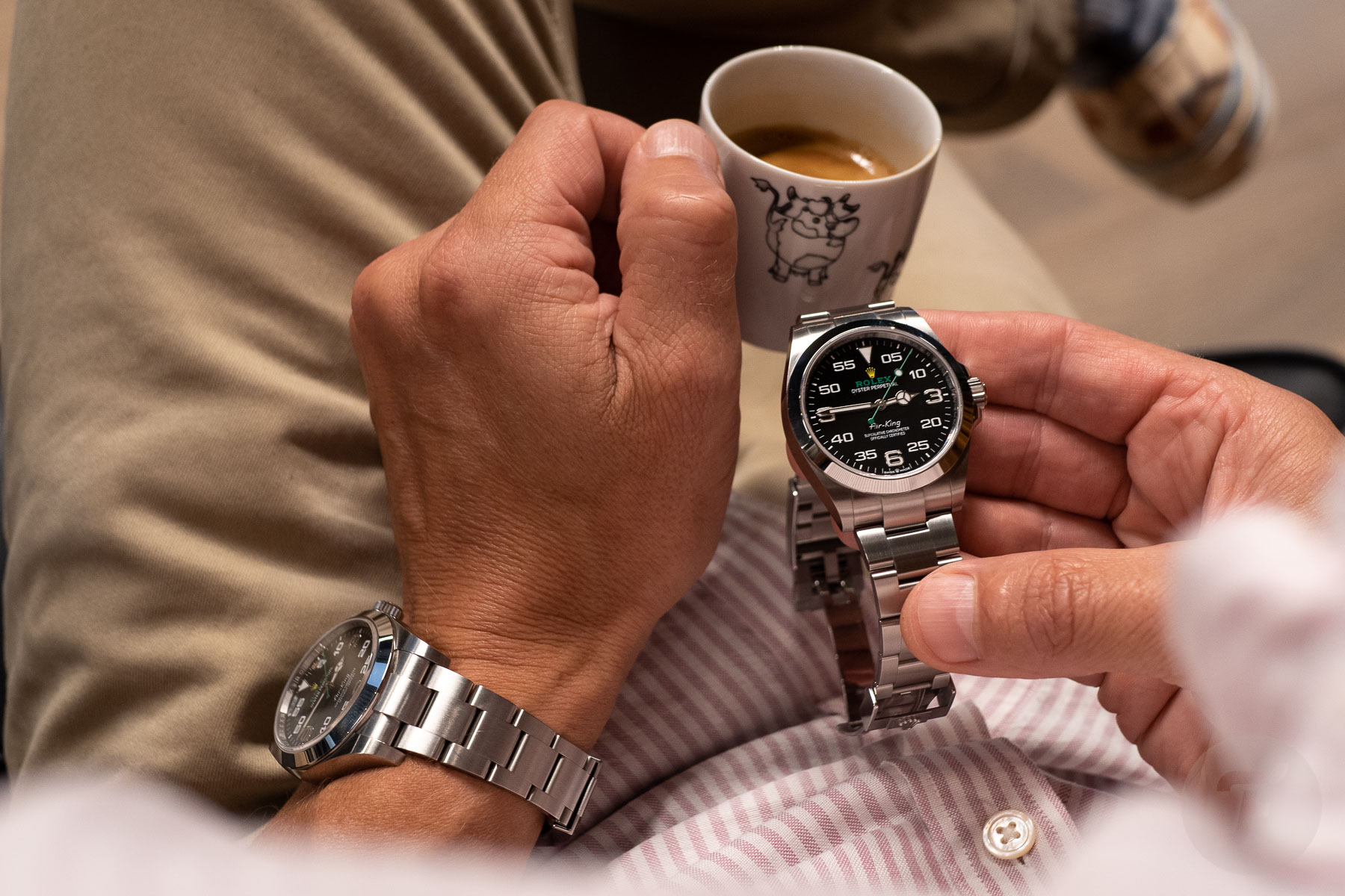 Coffee Corner Watch Talk: Business Edition With Two Rolex Air-King References On The Side