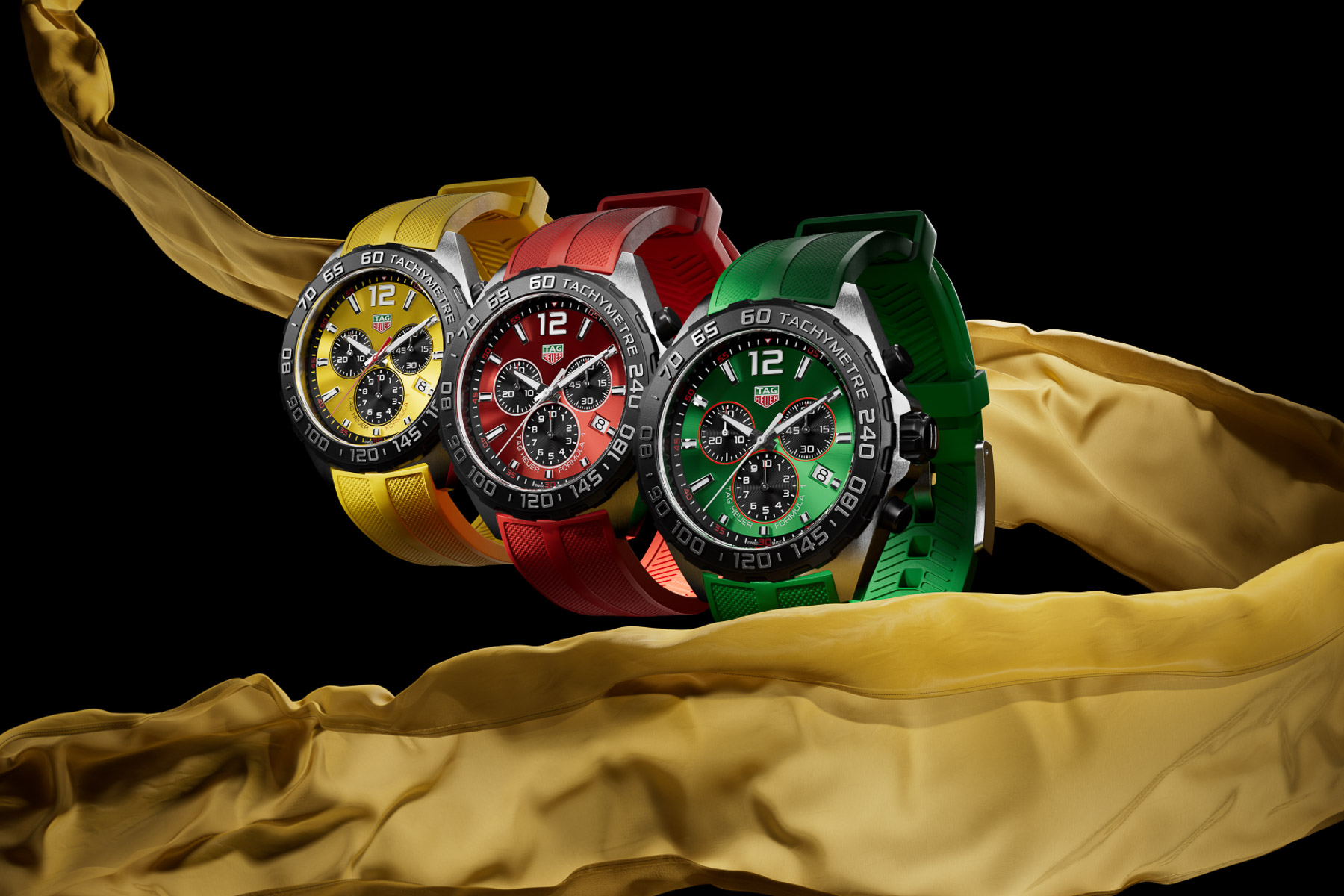 Introducing: The New TAG Heuer Formula 1 Chronograph — Three Bright Colors Ready For The Racetrack 