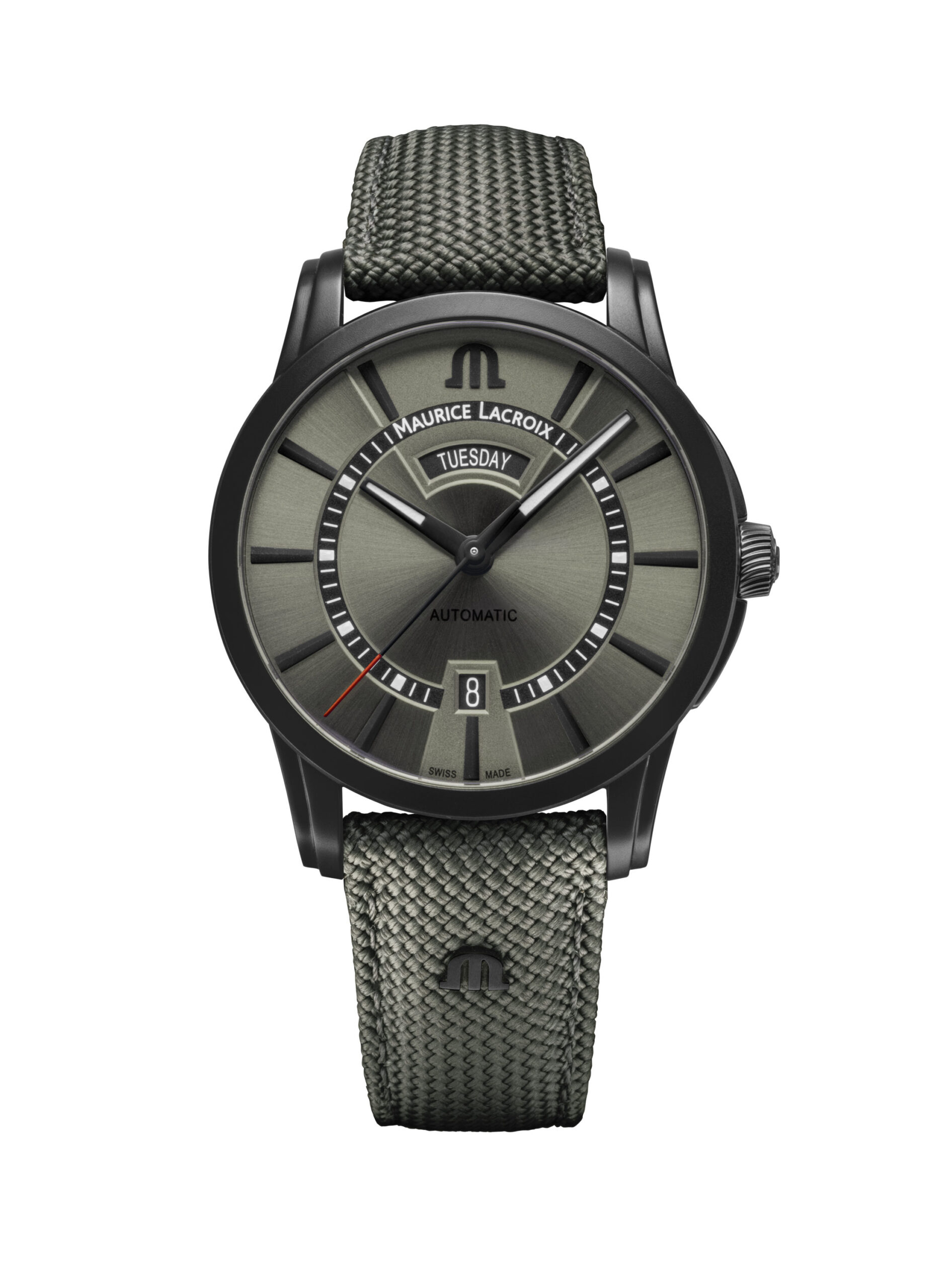 Khaki Meets Black in the New Maurice Lacroix Pontos Day Date