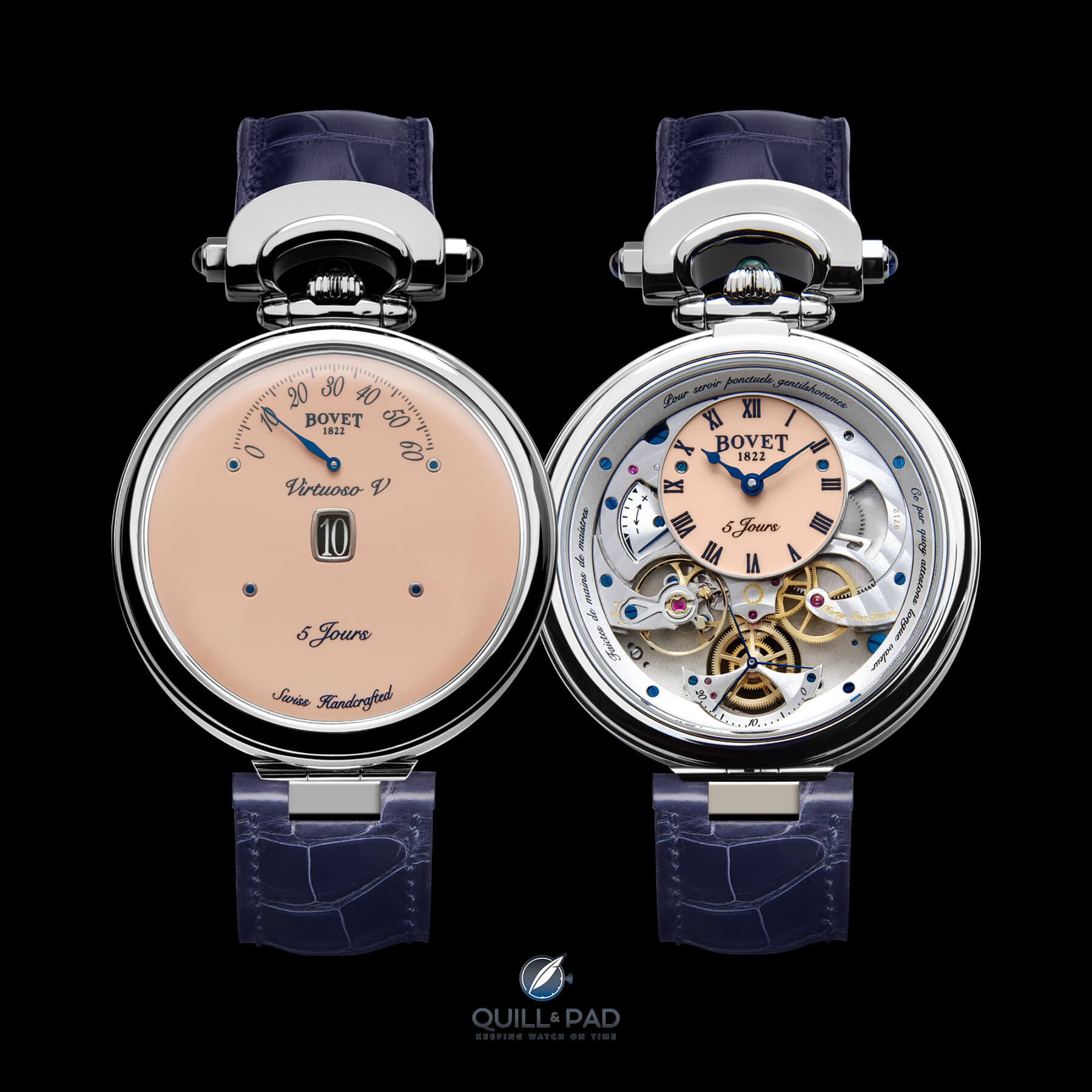 Bovet Virtuoso V Salmon: Jump Hours, Flyback Minutes, Plus A Reversible And Convertible Case