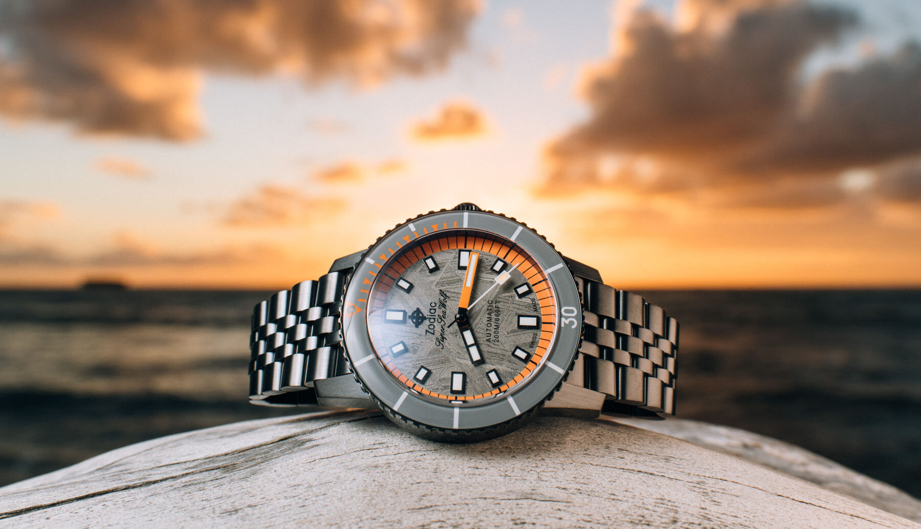 Introducing The Watches.com × Zodiac Super Sea Wolf Meteorite