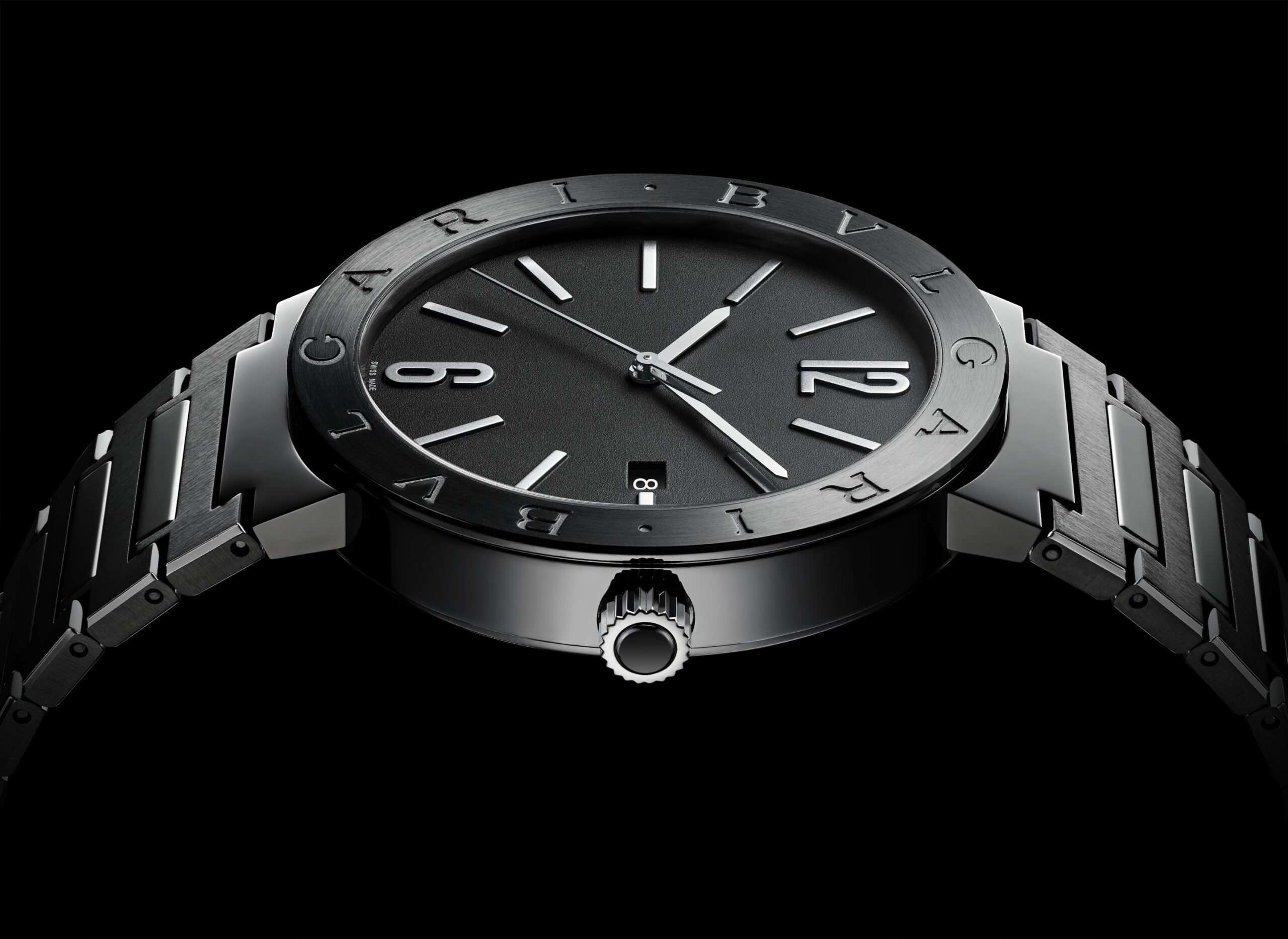 Monochromatic Elegance: Bulgari Debuts New Automatic Bulgari Bulgari