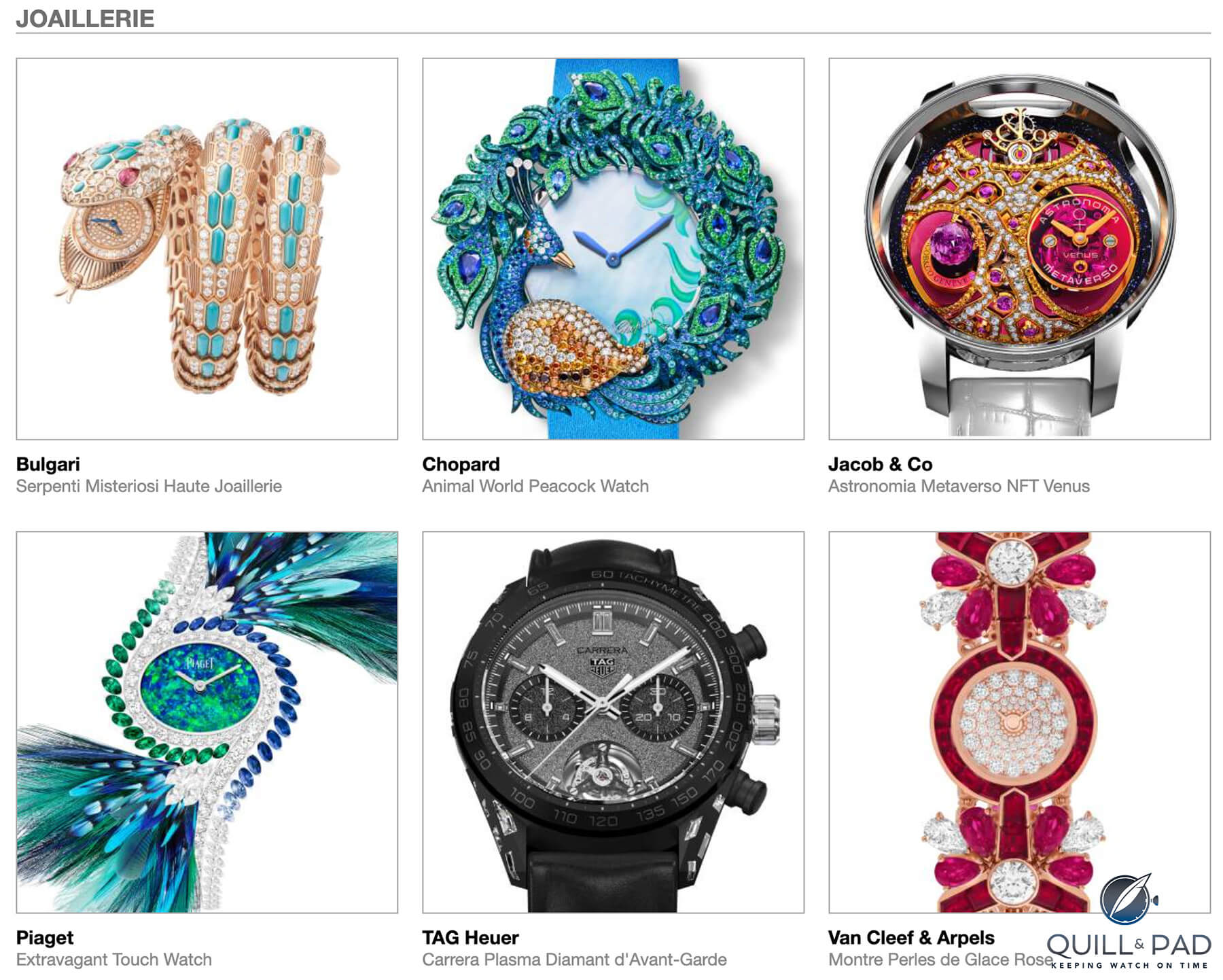 Our Predictions In The Jewellery Category Of The 2022 Grand Prix d’Horlogerie de Genève (GPHG): A Sparkling Division