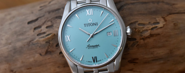 Introducing – The Titoni Airmaster Glacier Turquoise (Live Pics & Price)