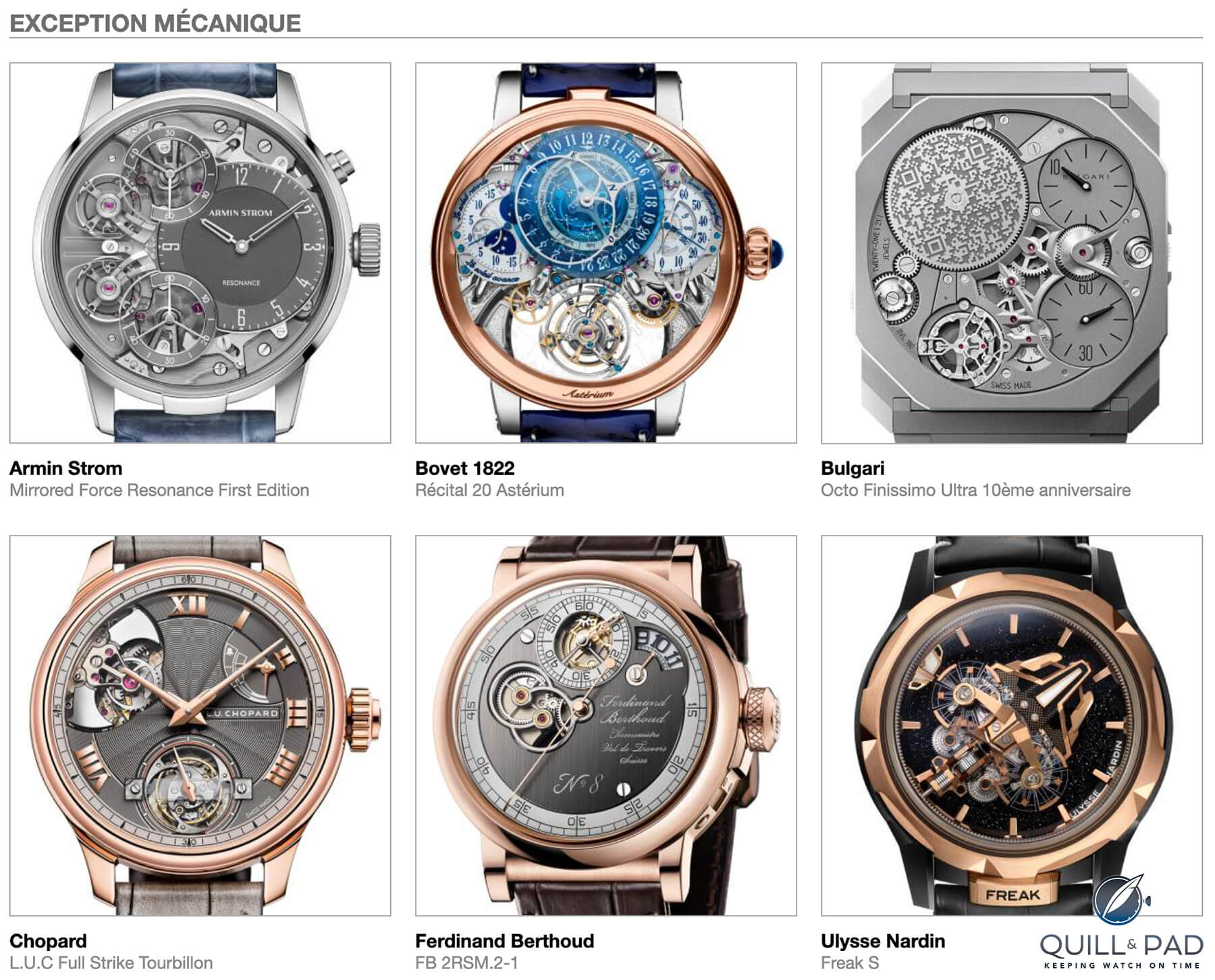 Our Predictions In The Mechanical Exception Category Of The 2022 Grand Prix d’Horlogerie de Genève (GPHG): Bulgari, Chopard, Or Armin Strom?