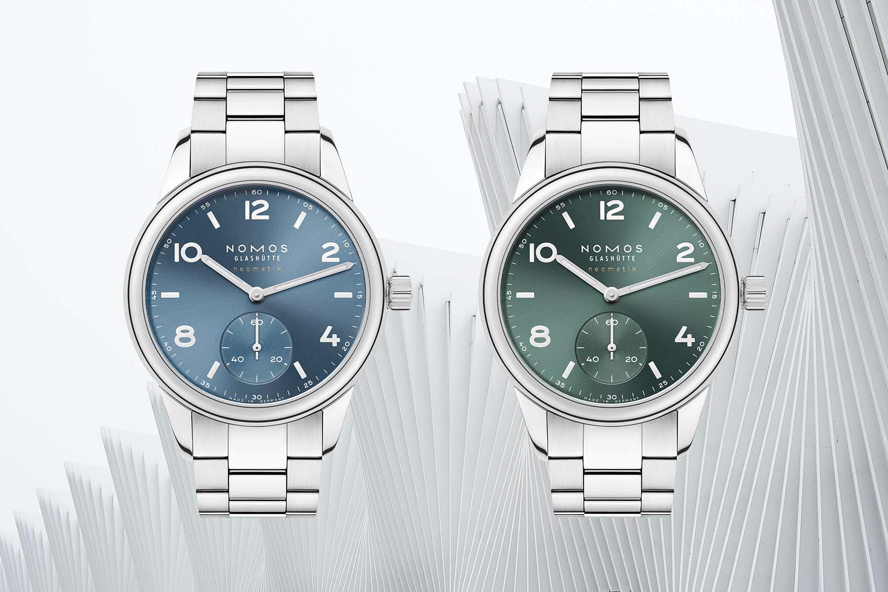 The NOMOS Club Sport Neomatik Goes 37mm And Date-Free In Two New Colorways