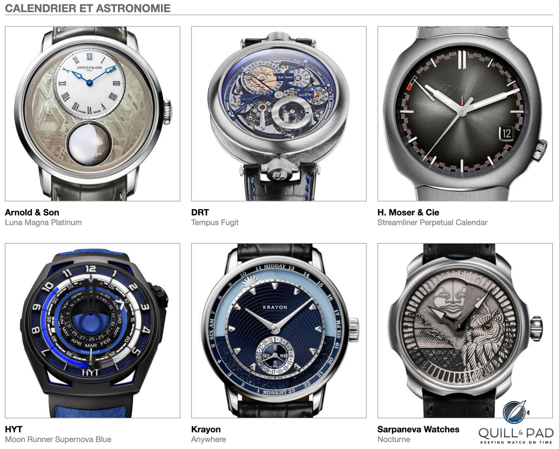 Our Predictions In The Calendar And Astronomy Category Of The 2022 Grand Prix d’Horlogerie de Genève (GPHG): Masterful Finishing, Extreme Creativity, And Lots Of Moons