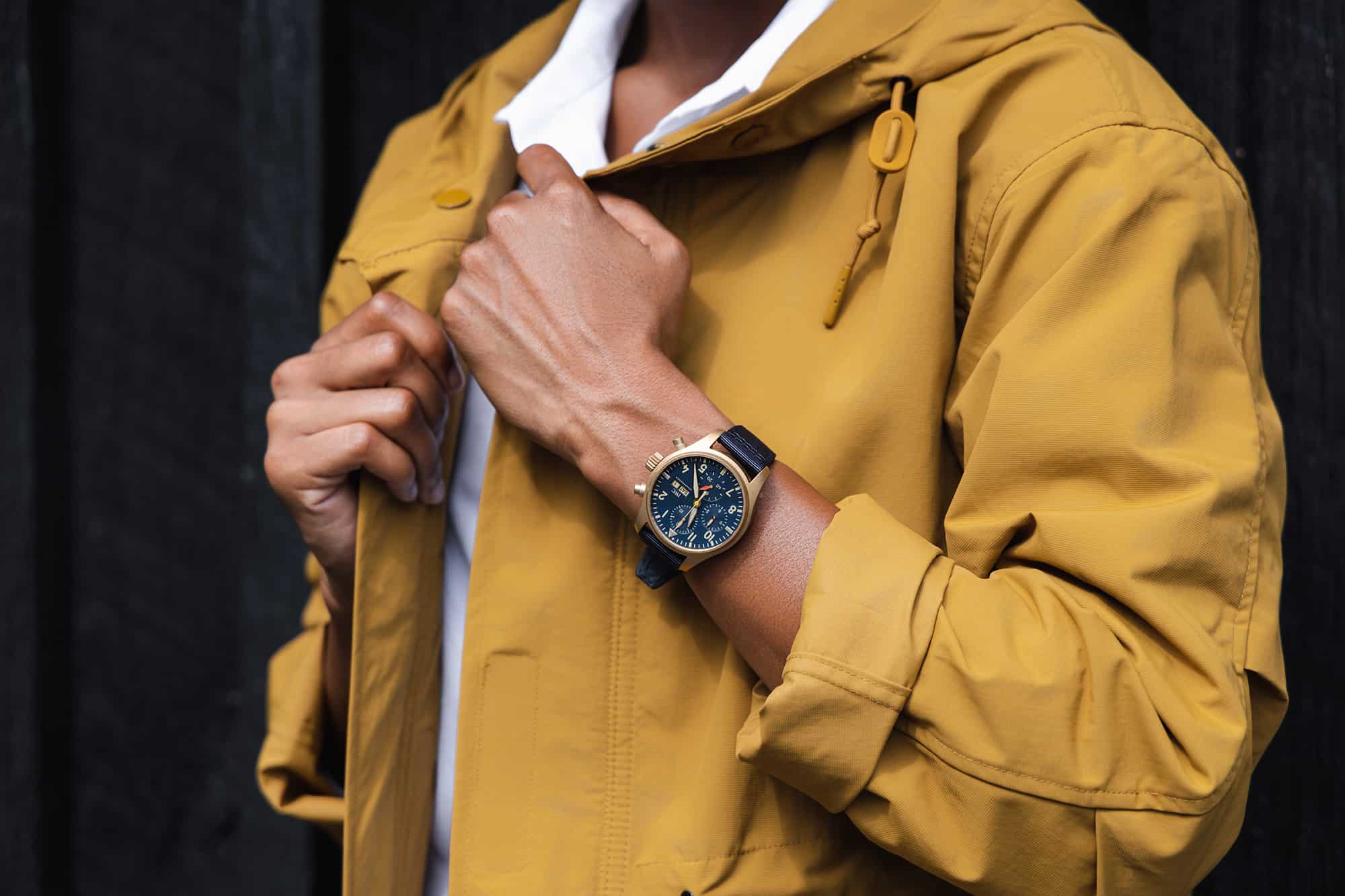 Holiday Lookbook: Getting Cozy with the IWC Pilot’s Watch Chronograph 41 in Bronze