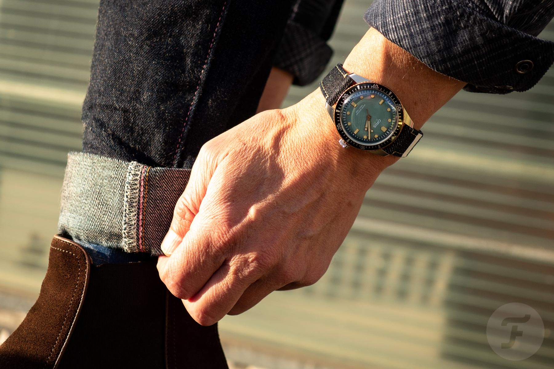 Double-Denim Joy With The Oris × Momotaro Divers Sixty-Five Special Edition