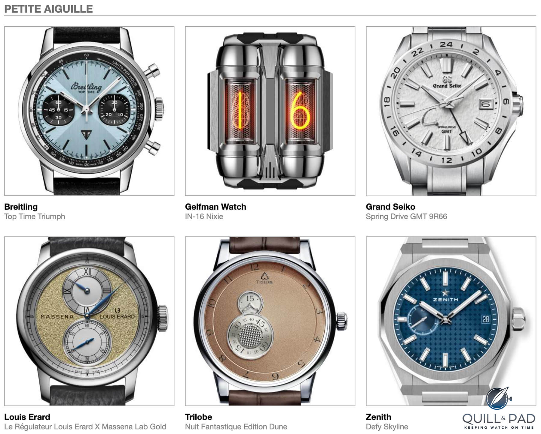 Our Predictions In The Petite Aiguille Category Of The 2022 Grand Prix d’Horlogerie de Genève (GPHG): Any Of These Finalists Could Win