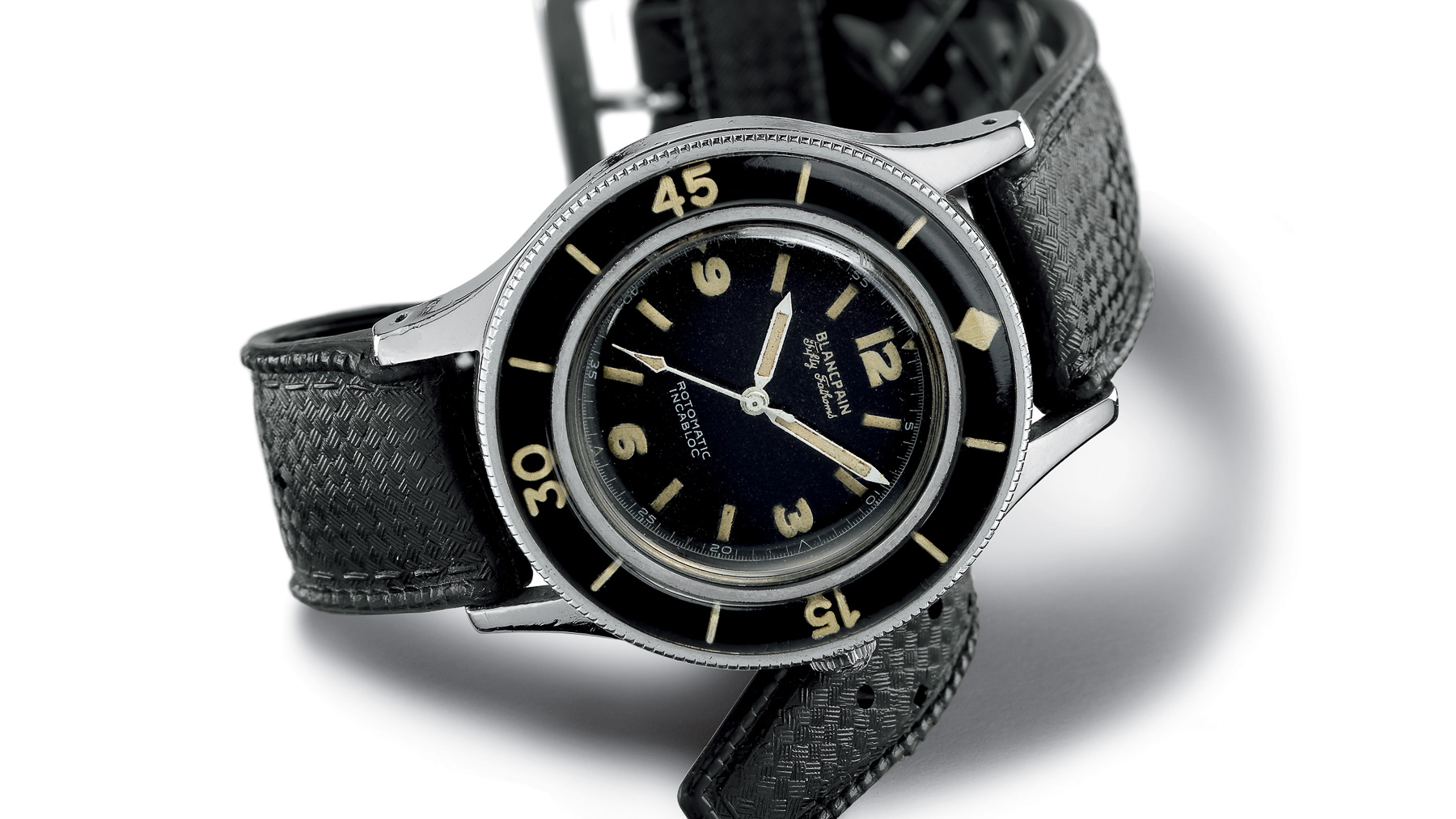 The Very First Modern Dive Watch Was A Blancpain Fifty Fathoms