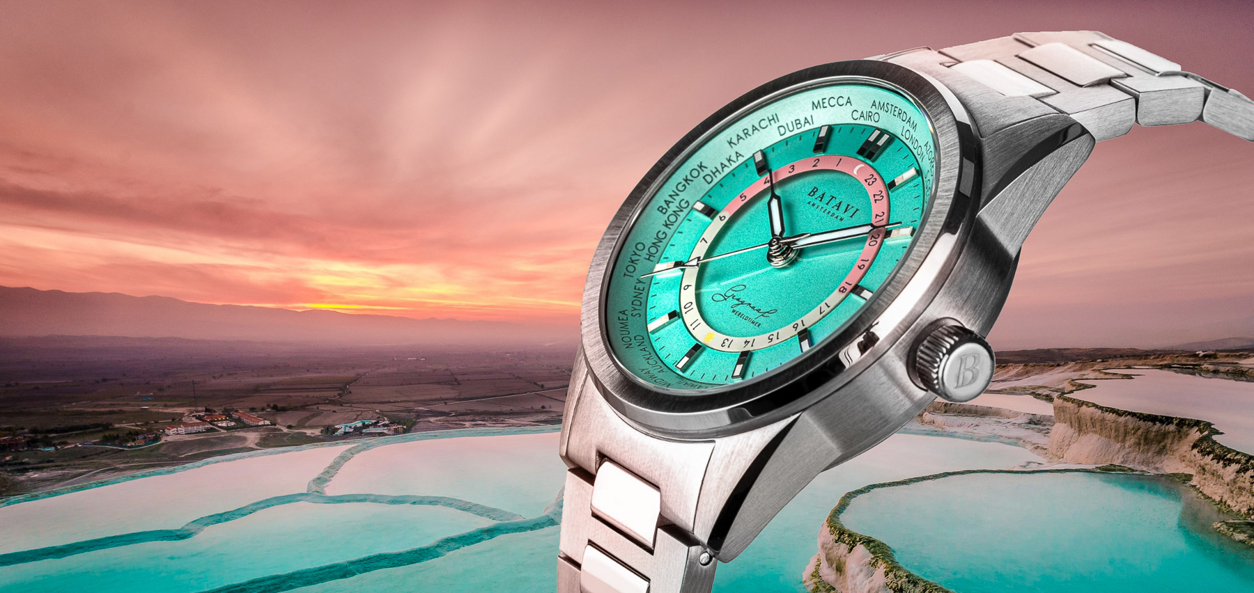Introducing: The Batavi Geograaf Wereldtimer Pamukkale