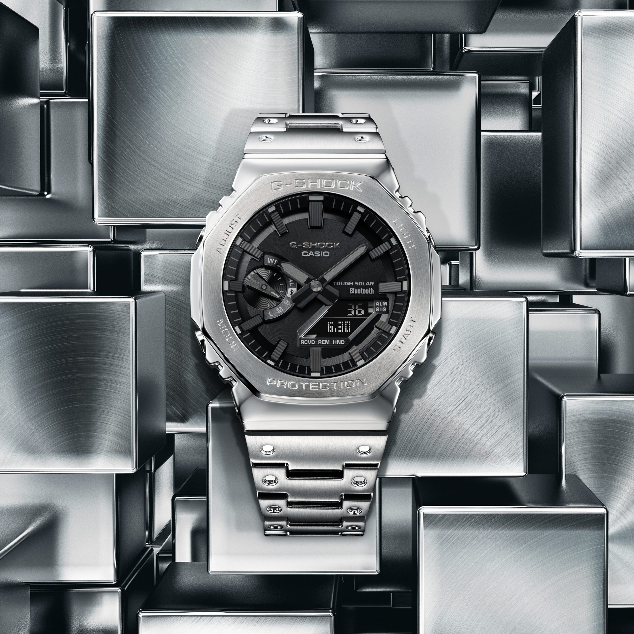 In Steel: A Closer Look at the G-SHOCK Full Metal GMB2100 “CasiOak”