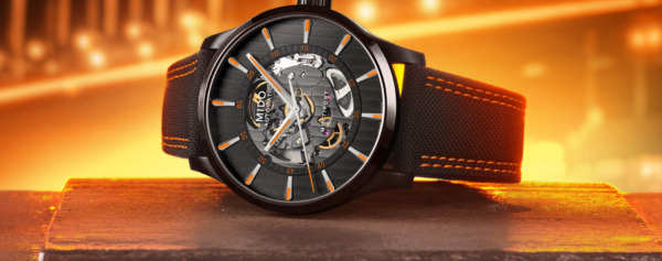 Introducing – The New Orange-And-Black Mido Multifort Skeleton Vertigo