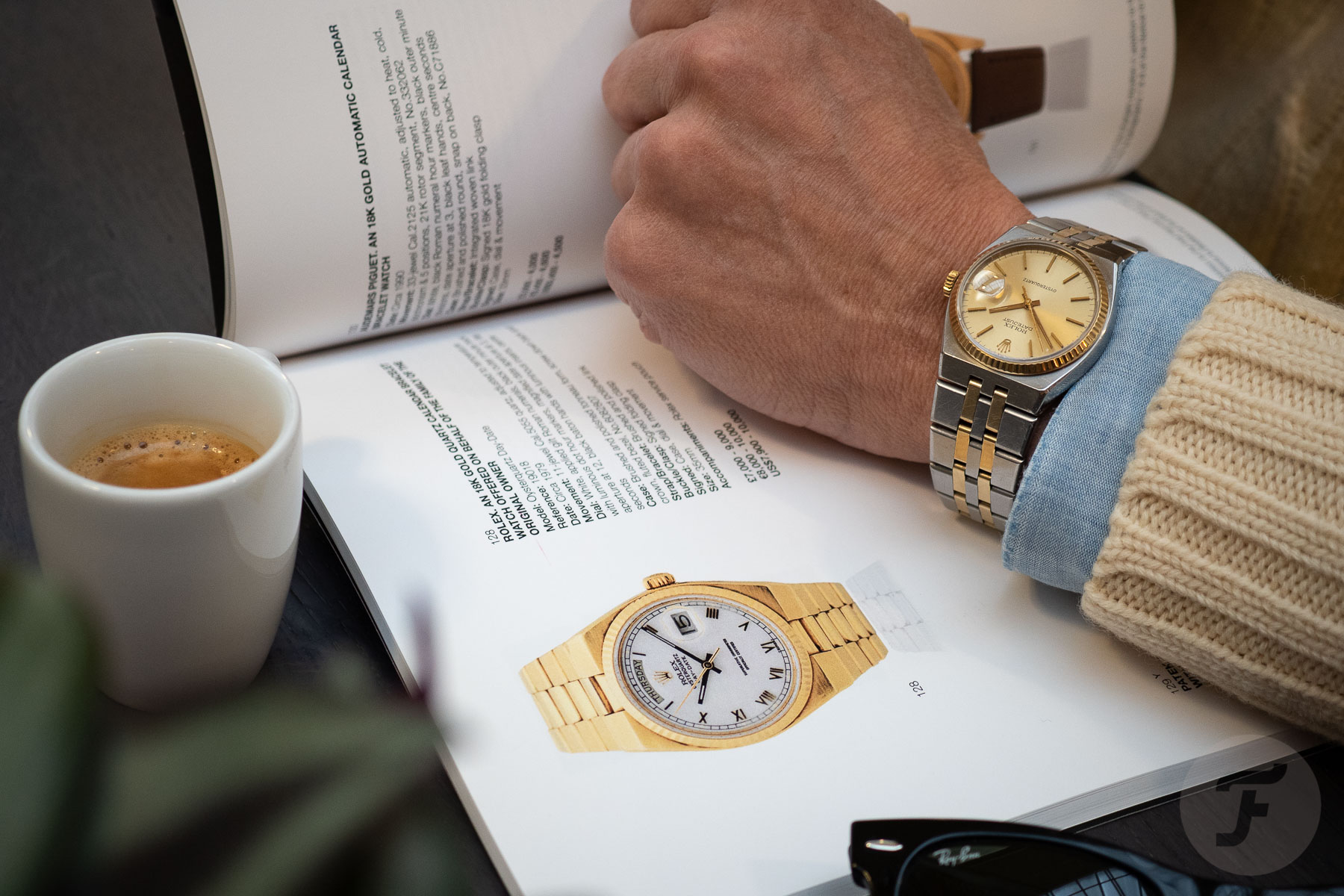 Trying On A 1977 Rolex Datejust Oysterquartz — Plus Zenith And Timex Team Up With Fashionable Non-Watch Partners