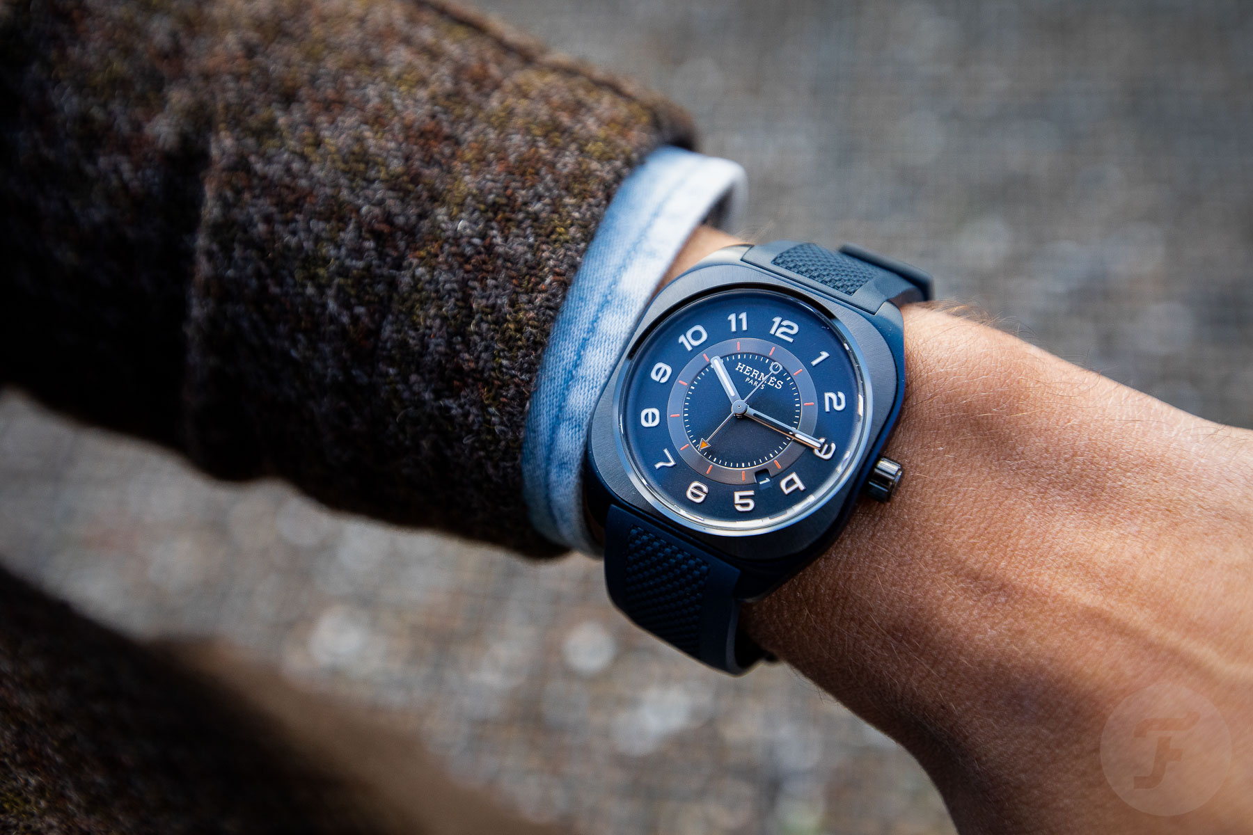 Hands-On With The Hermès H08 Blue Edition With Touches Of Black And Orange