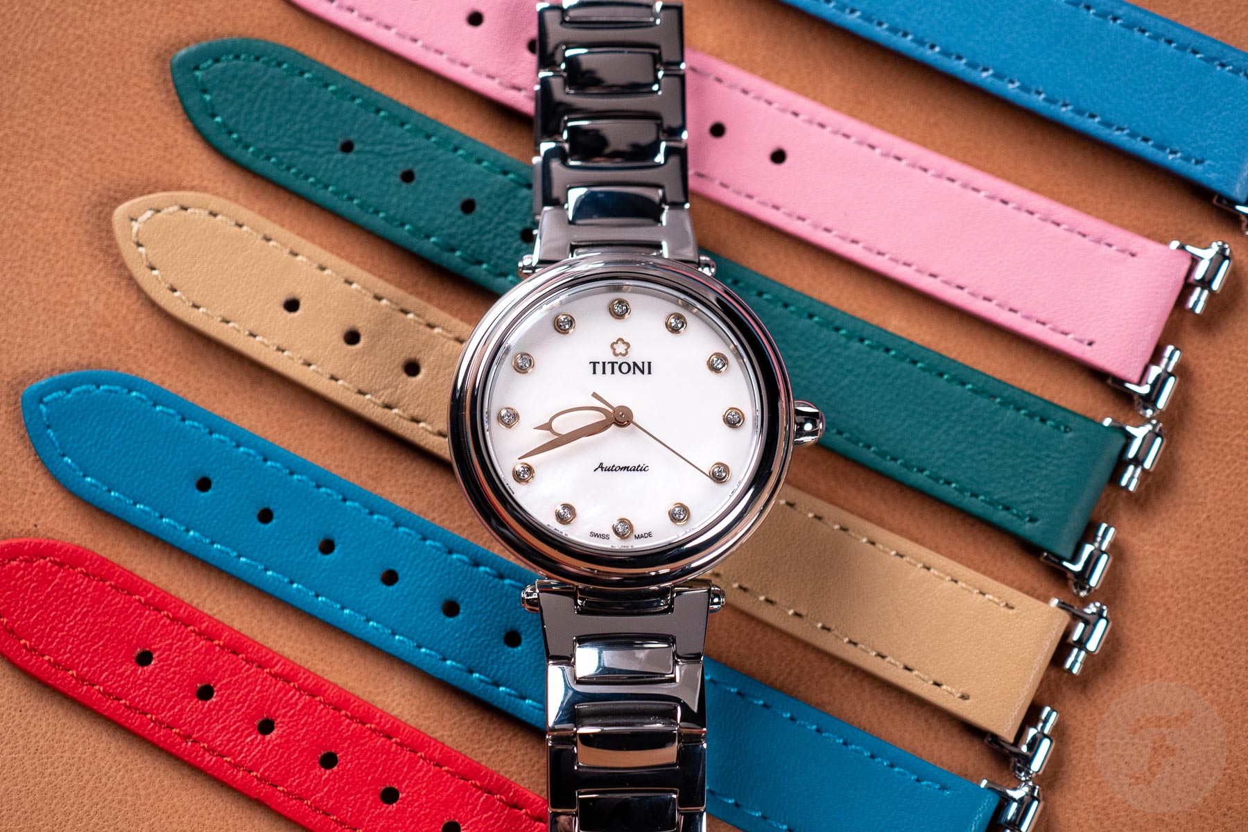 Titoni Presents The Miss Lovely Model With Interchangeable Strap Options