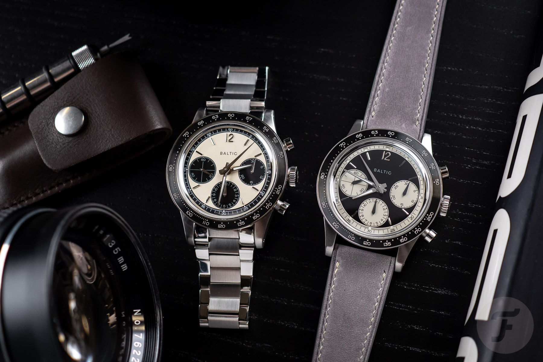 Sunday Morning Showdown: Affordable Chronographs — Nivada Grenchen Chronomaster Vs. Baltic Tricompax