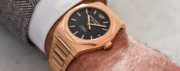 Hands-on – The Girard-Perregaux Laureato 42mm Pink Gold & Black Onyx (And The History Of The Model)