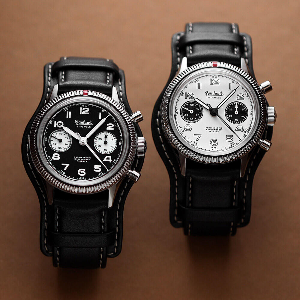 Hanhart 417 ES Flyback Flieger Chronograph