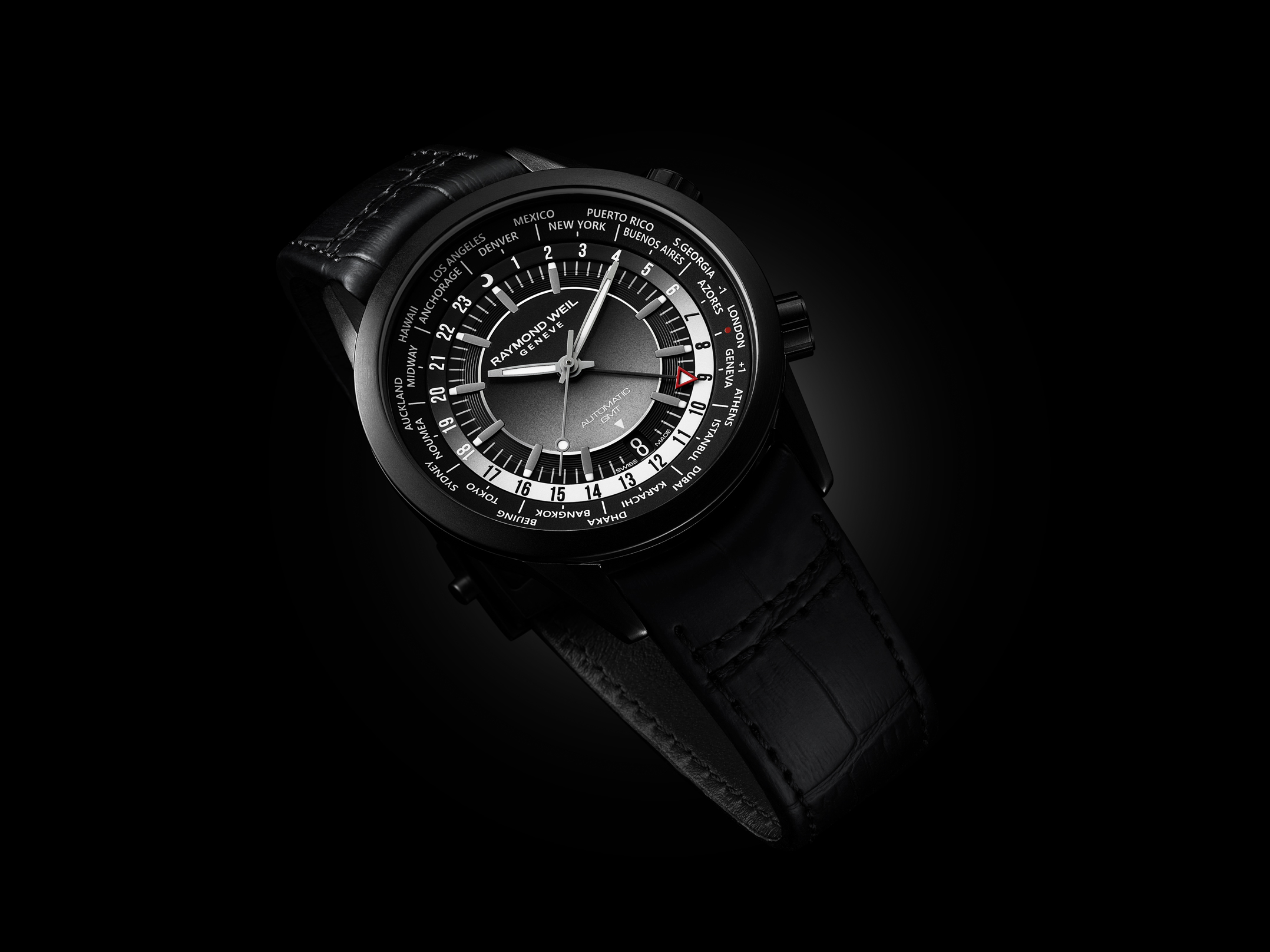 Traveling in Style With the Raymond Weil Freelancer GMT Worldtimer