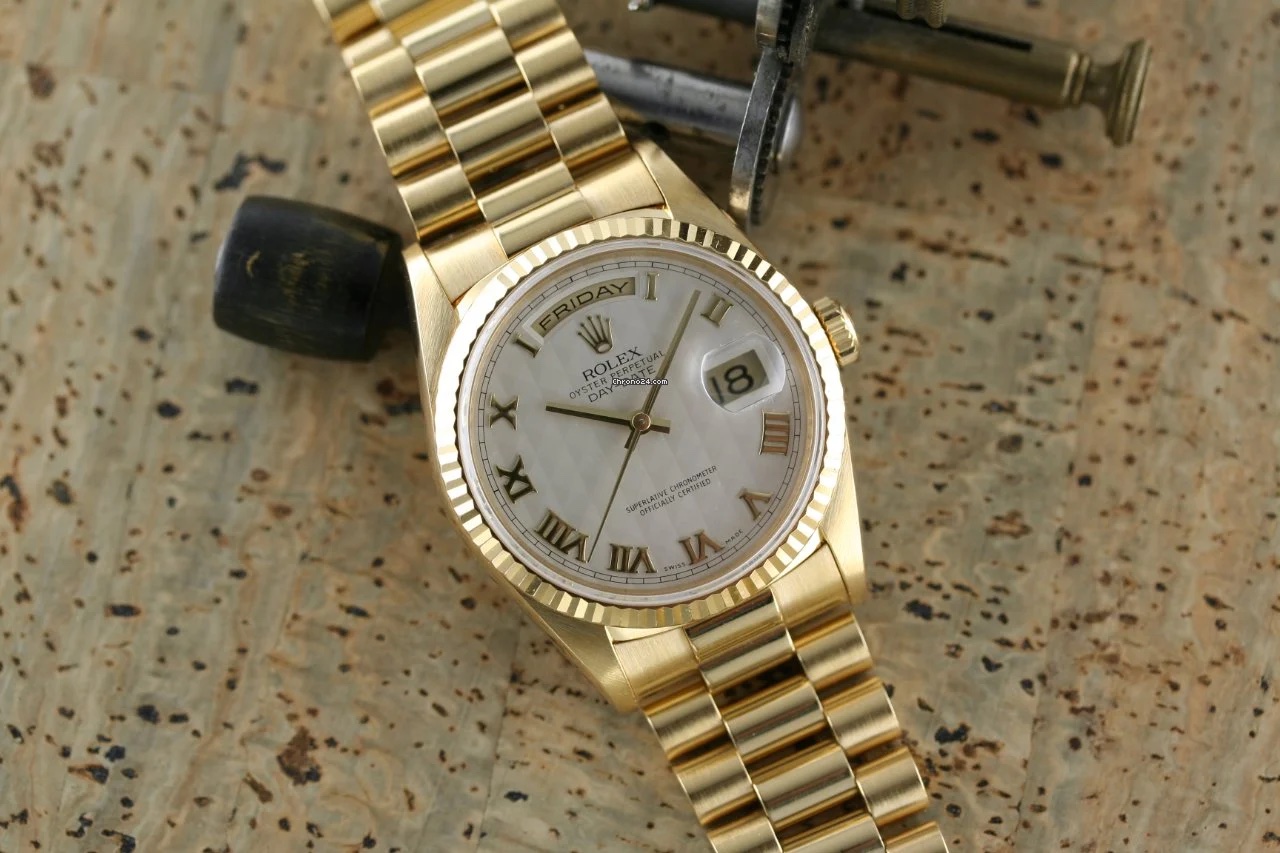 Pre-Owned Spotlight: RJ’s Selection Of Vintage Gold Rolex Day-Date Models