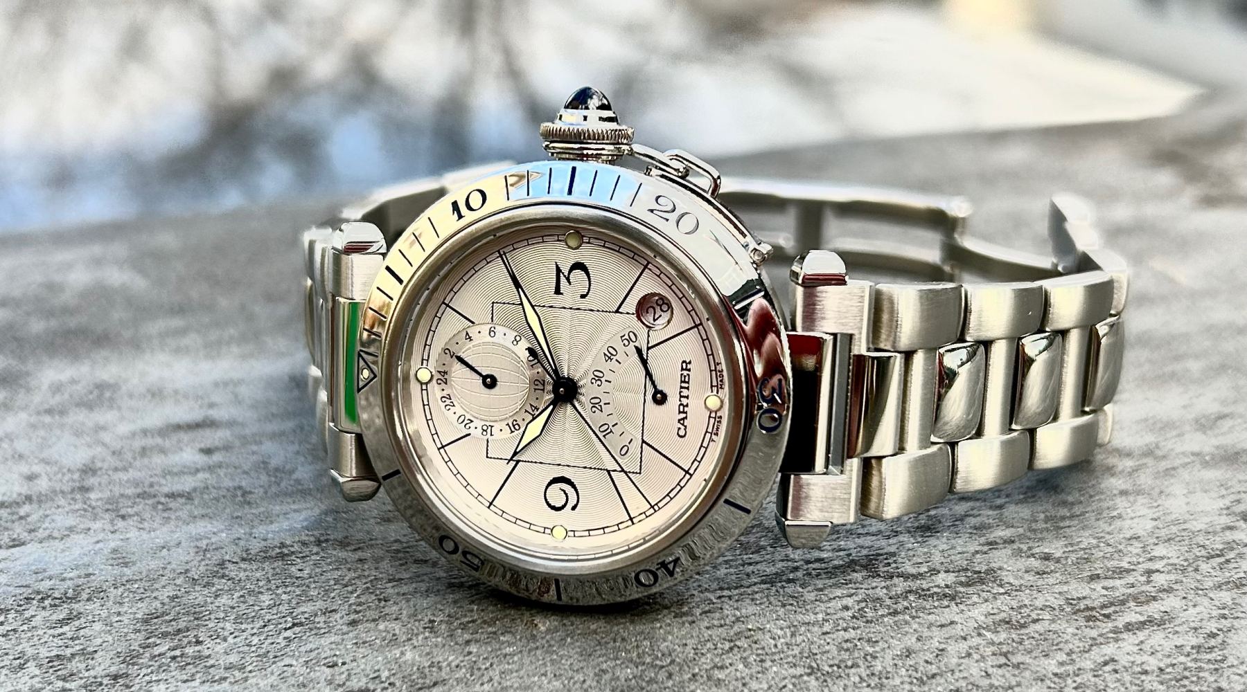 Cartier Pasha GMT Power Reserve Ref. 2388 — High-End Horology And Genta Design For A Bargain