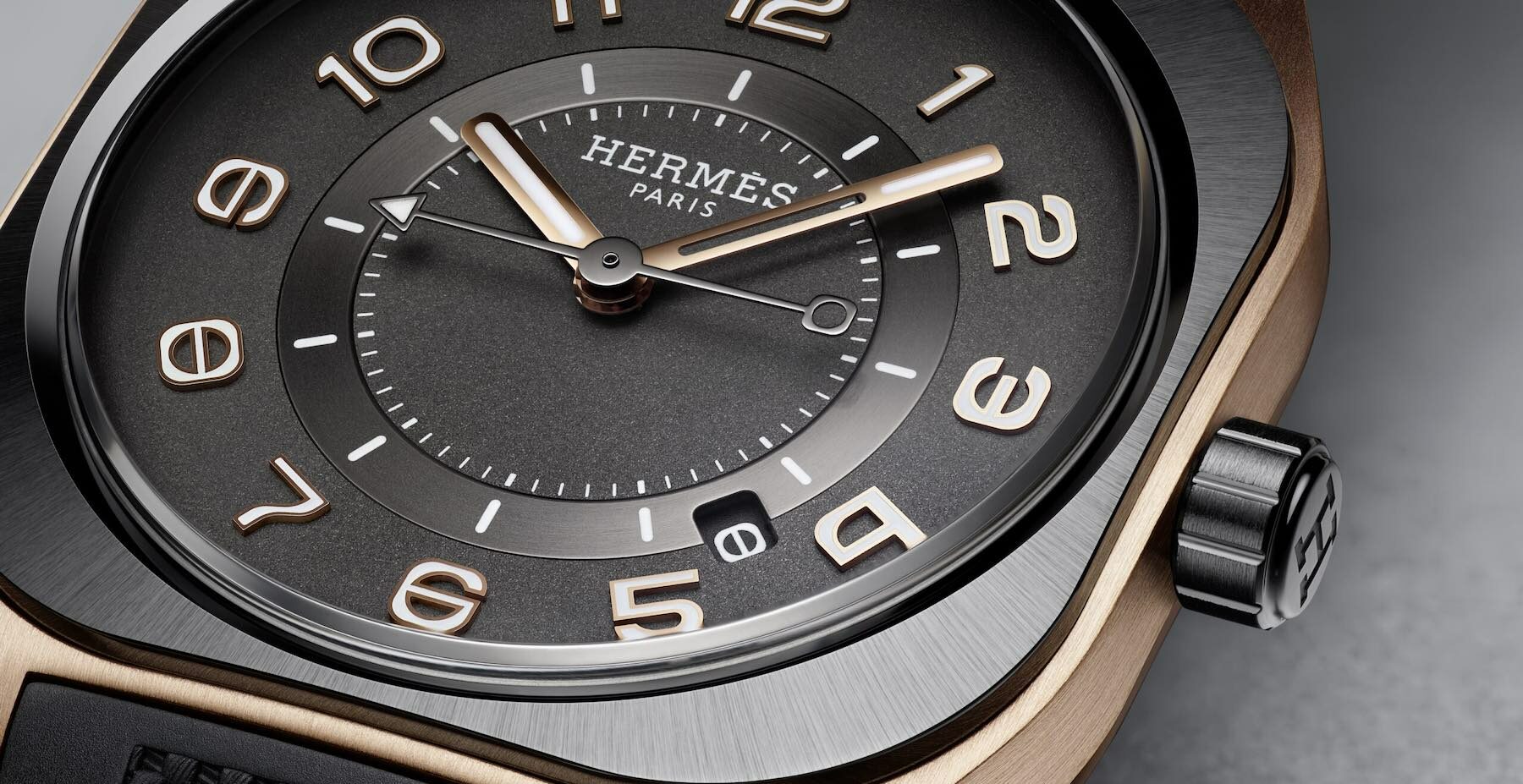 Introducing: The Hermès H08 In Rose Gold And Black Titanium With A Black Ceramic Bezel