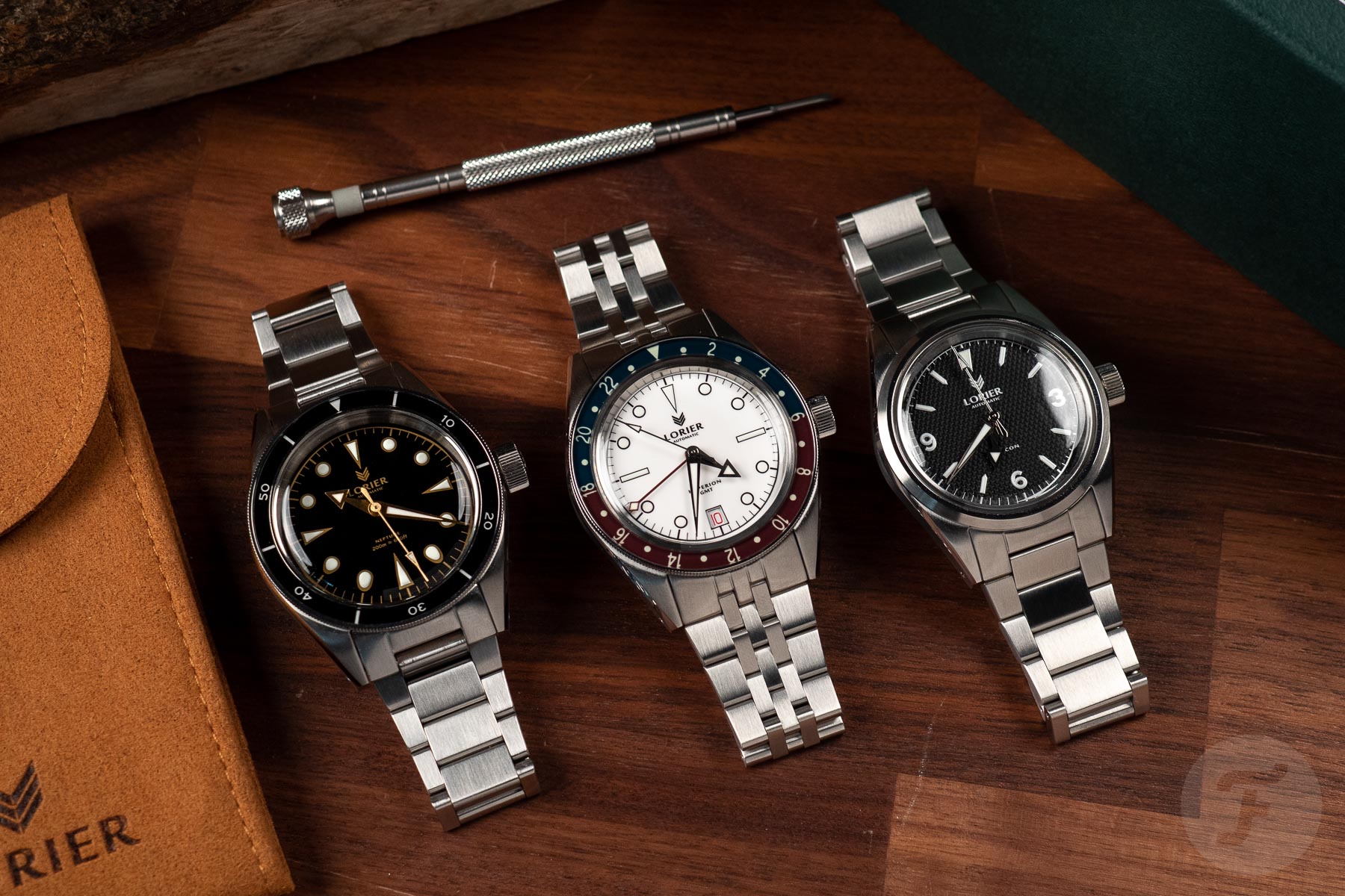 Hands-On With A Trio Of Lorier Watches — Precisely As It Says On The Tin