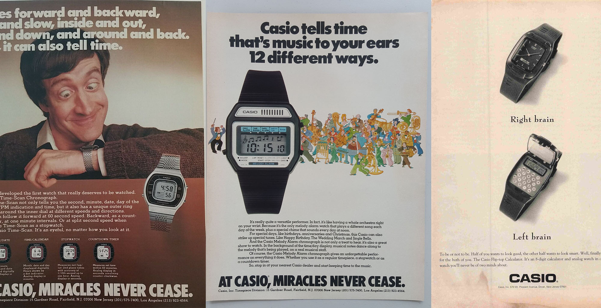 #TBT A Reverse Exercise With Vintage Casio Ads