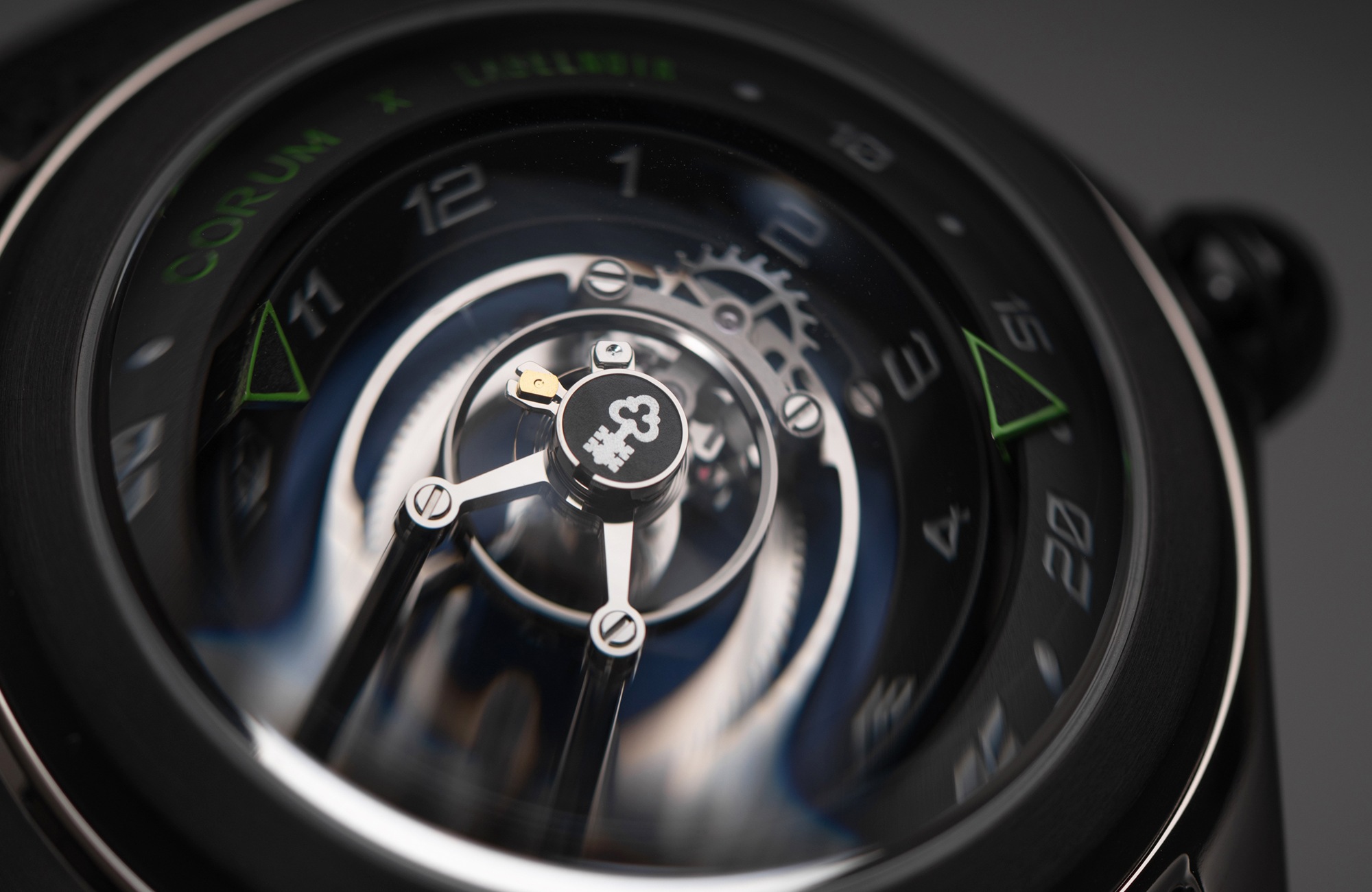 Introducing: The Corum Bubble 47 Central Tourbillon × Label Noir — A Buoyant Return Of The Superdome