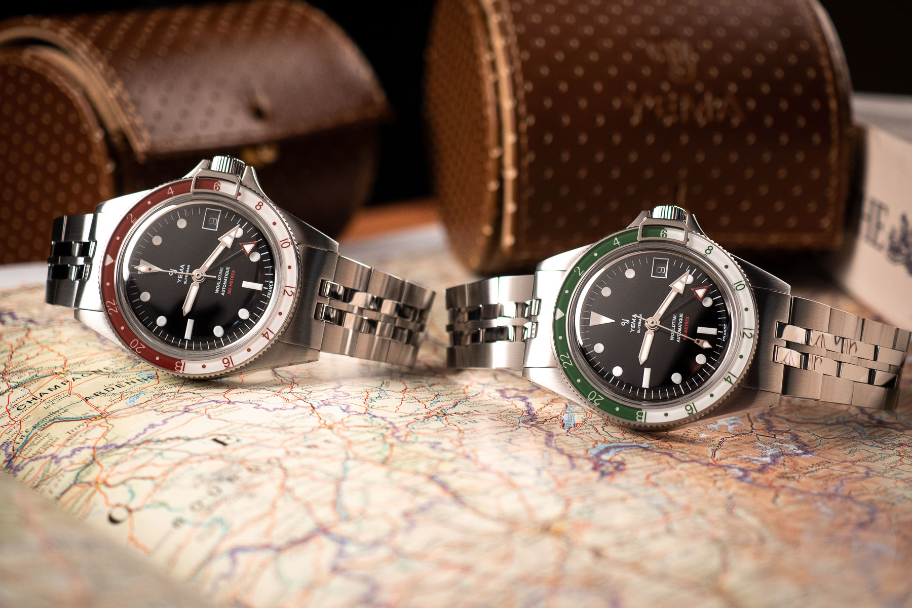 Hands-On With Newest Additions To The Yema Superman 500 GMT Lineup