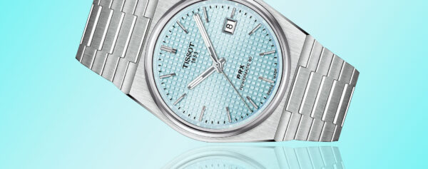 Spotted – The Ice-Blue PRX Powermatic 80 Tissot Is Quiet About