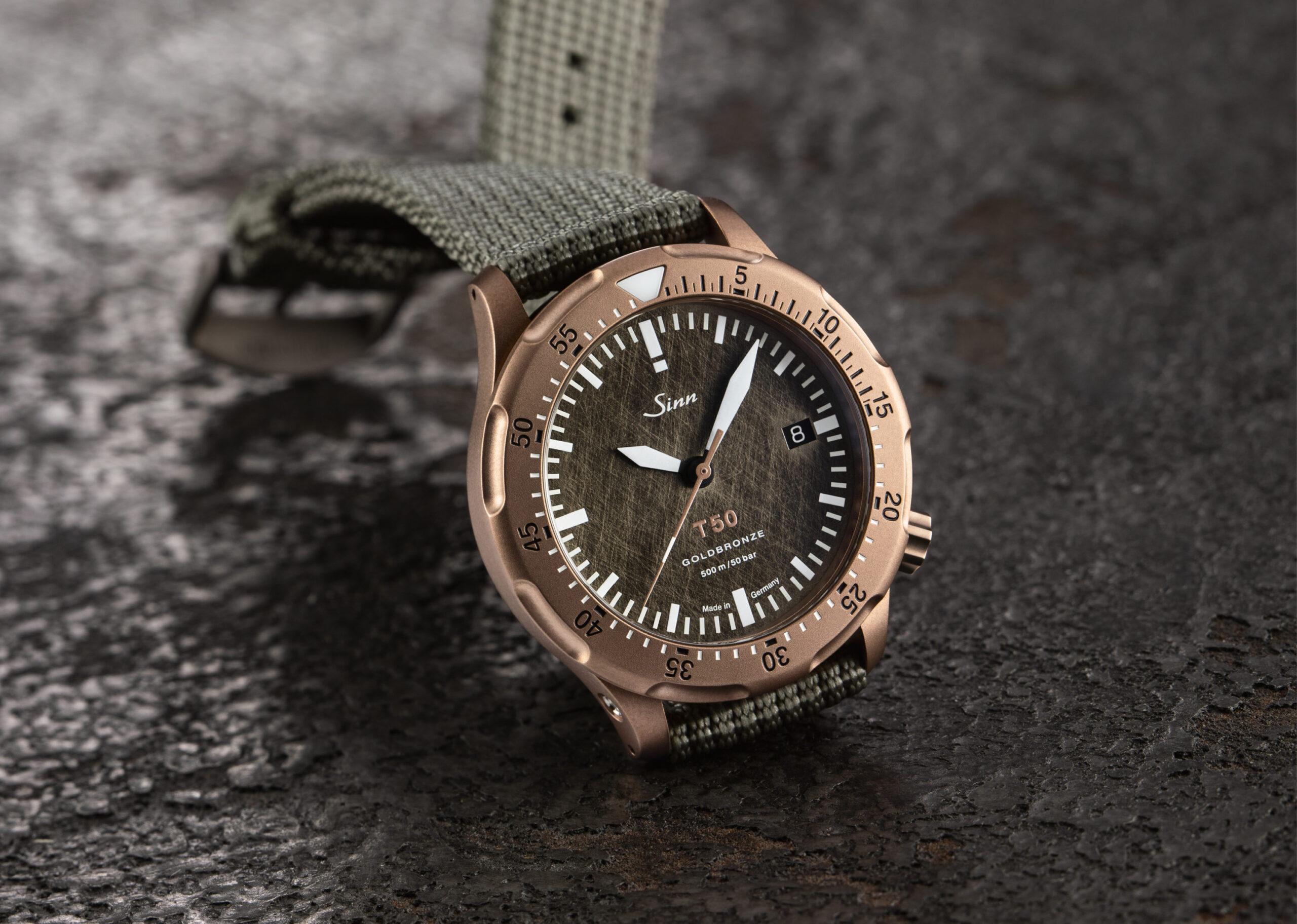 Sinn Spezialuhren Dives Down Deep with New T50 Goldbronze Model