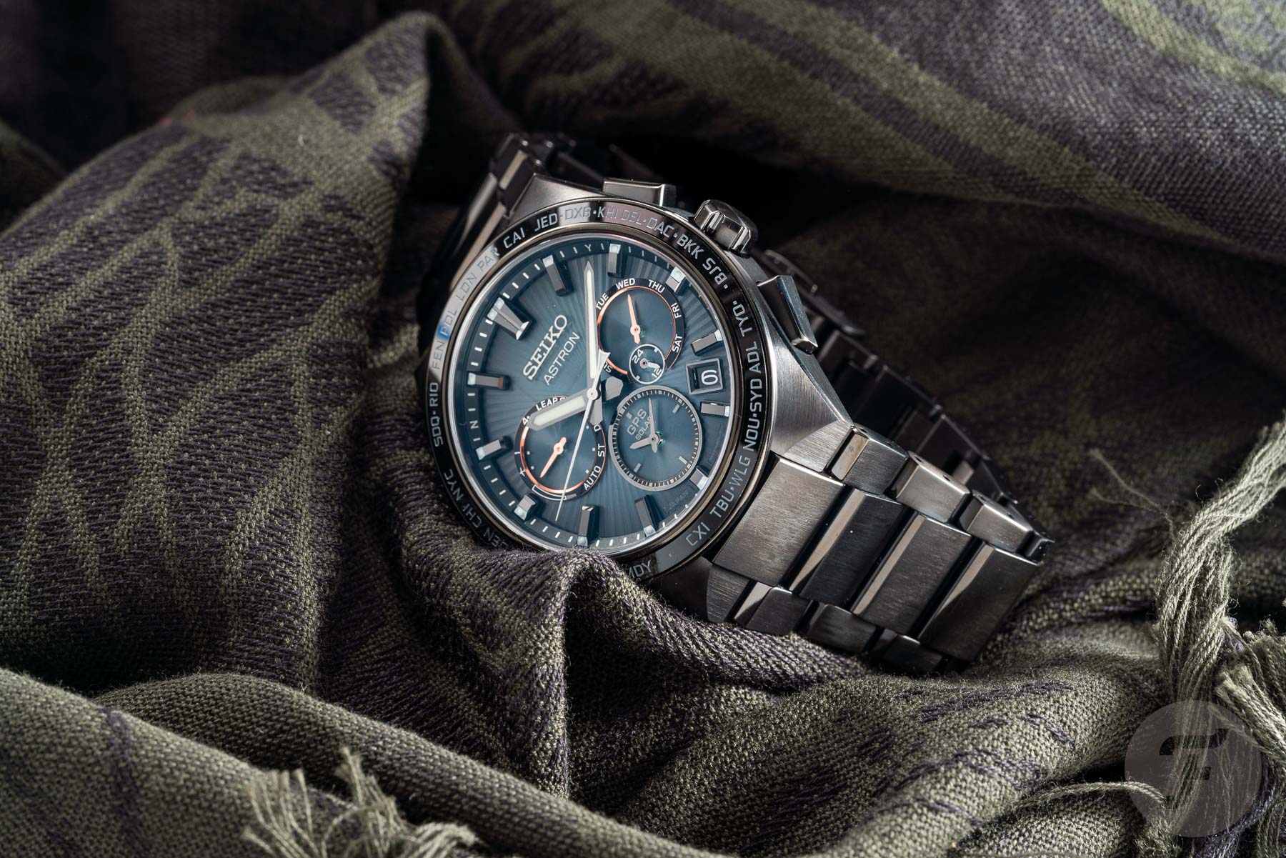 Meet The Seiko SSH127 — An Astron GPS Solar 5X53 Dual-Time In Black And Green