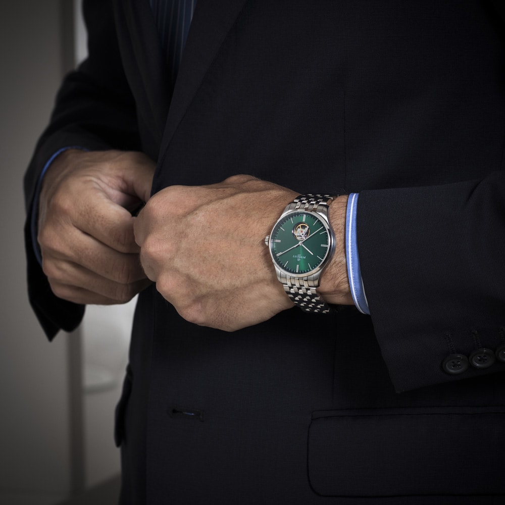 Perrelet Weekend Collection Green Dials