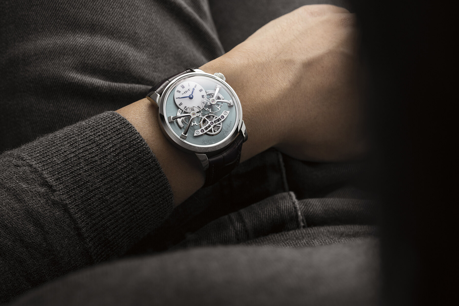 The New MB&F LM2 Is An Aquamarine Grail In Tempting Palladium