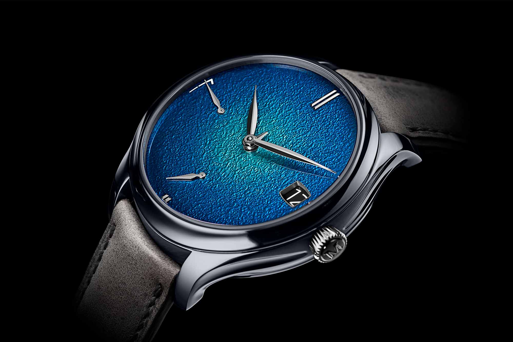 H. Moser Debuts the Endeavour Perpetual Calendar Tantalum Blue Enamel, their First Watch in the Exotic Metal