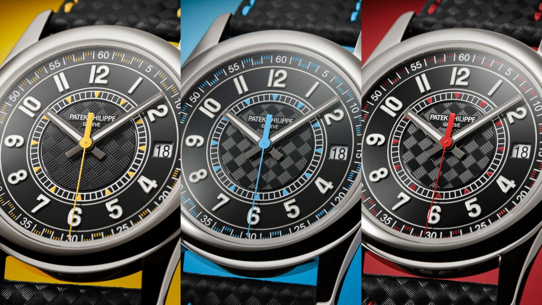 Patek Philippe introduces some surprisingly racy colours to the Calatrava