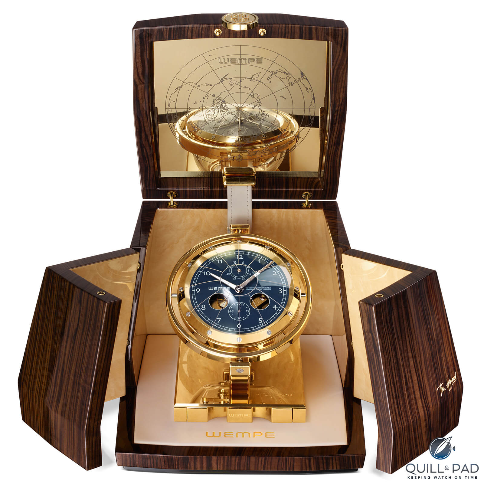 Wempe’s Stunning Marine Chronometers By Tim Heywood: A Contemporary Spin On What Was Once A Military Secret