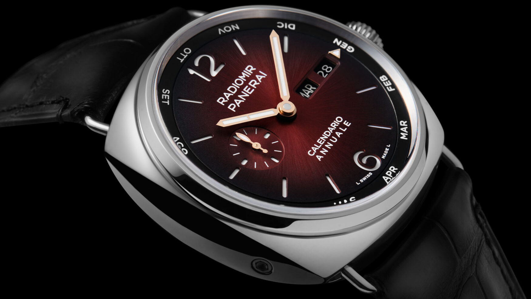 The Panerai Radiomir Annual Calendar is a first for the brand