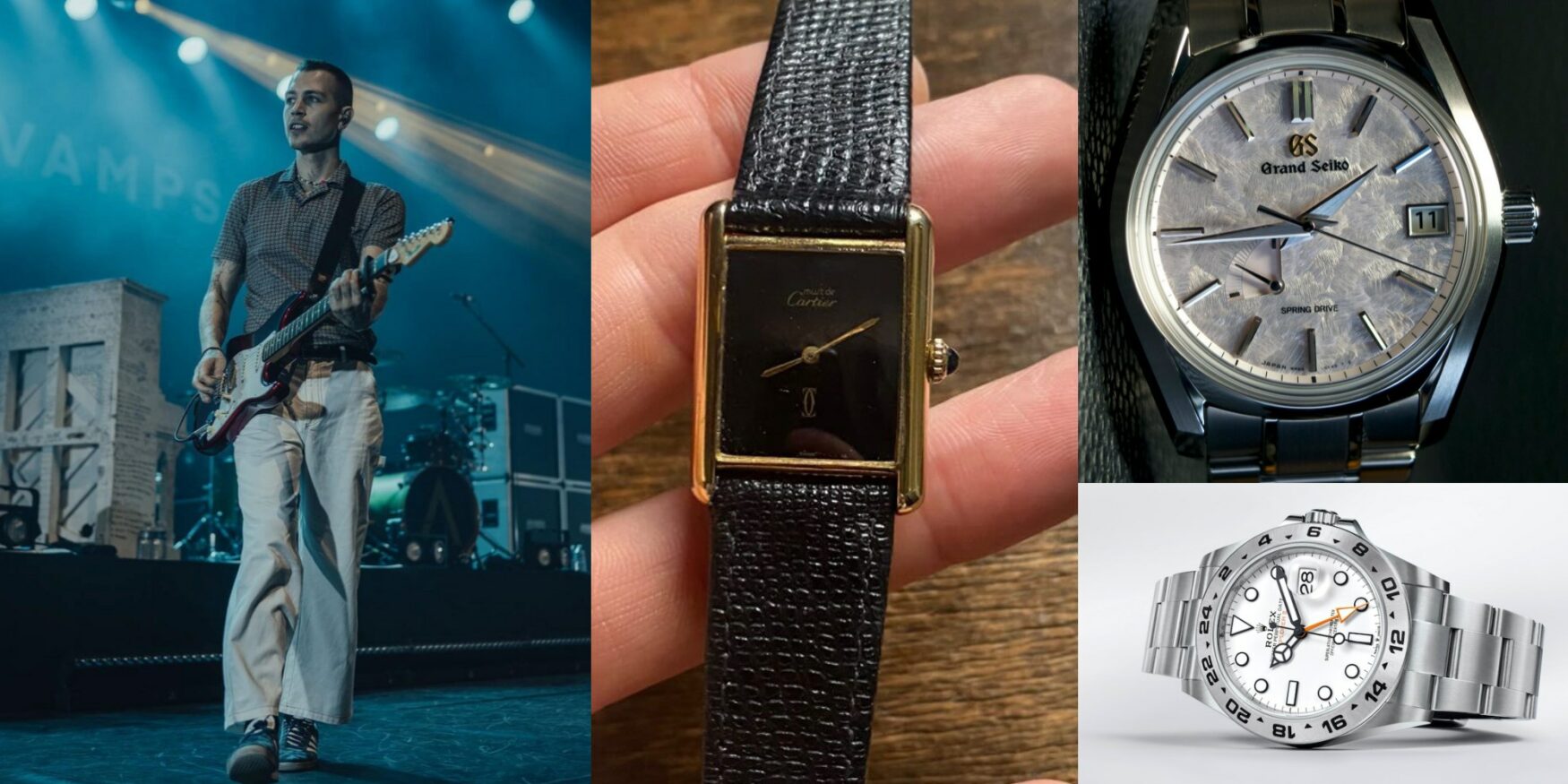 The watches James Brittain-McVey of The Vamps took on the band’s European tour