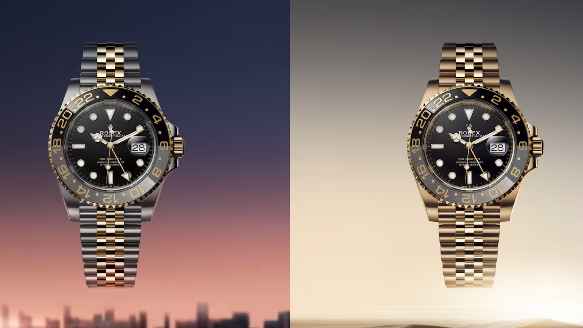 Introducing: The Rolex GMT-Master II In Yellow Gold (!) And Two-Tone On A Jubilee Bracelet