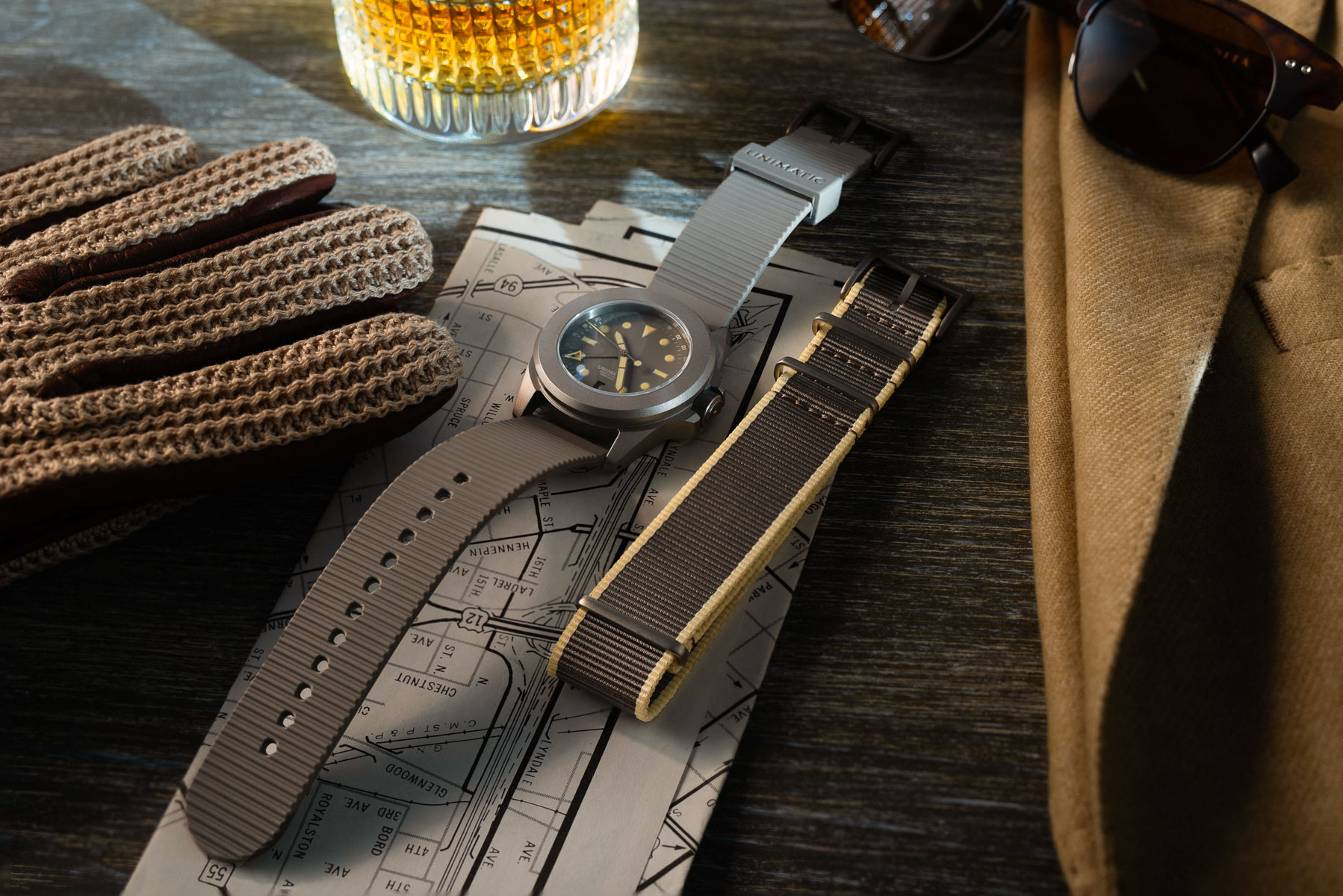 Unimatic Introduces The Modello Quattro U4S-T-HS — The First GMT Version Of The Brand’s Modern Military-Style Watch