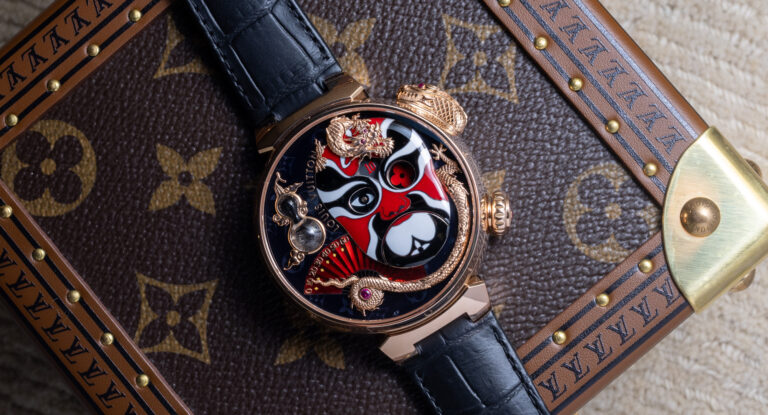 Hands-On: Louis Vuitton Tambour Opera Automata Watch With Dial Inspired By Sichuan Bian Lian Mask