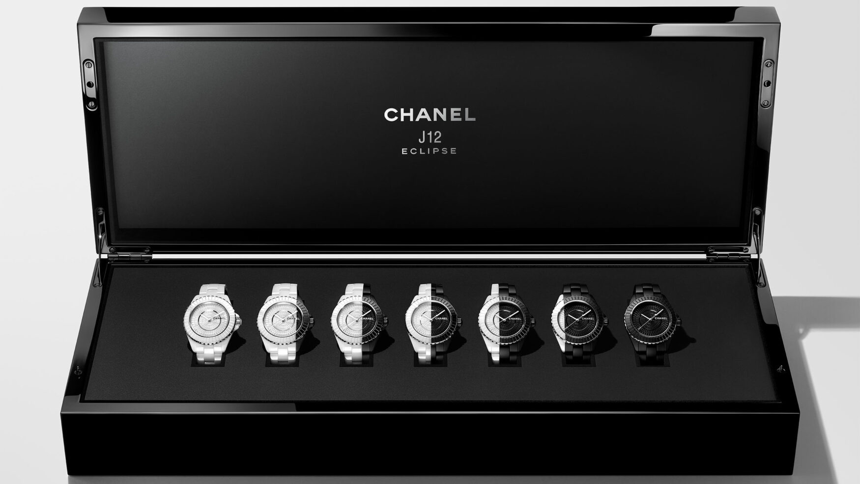 The Chanel J12 Eclipse Boxed Set has a J12 for every day of the week
