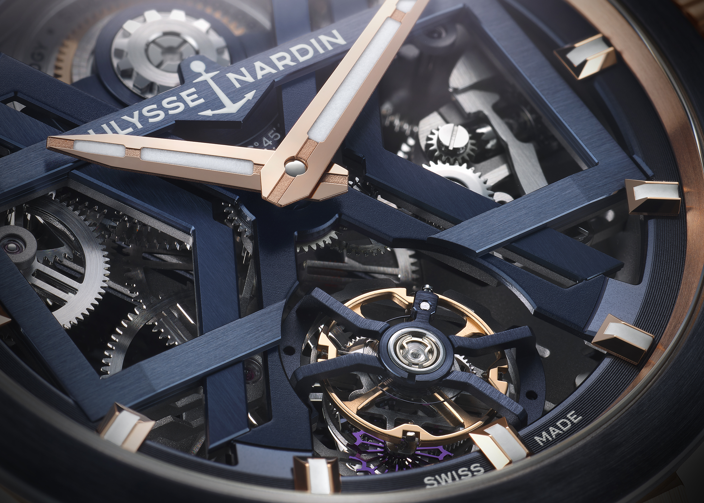 Ulysse Nardin Wows With Blast Tourbillon Blue & Gold