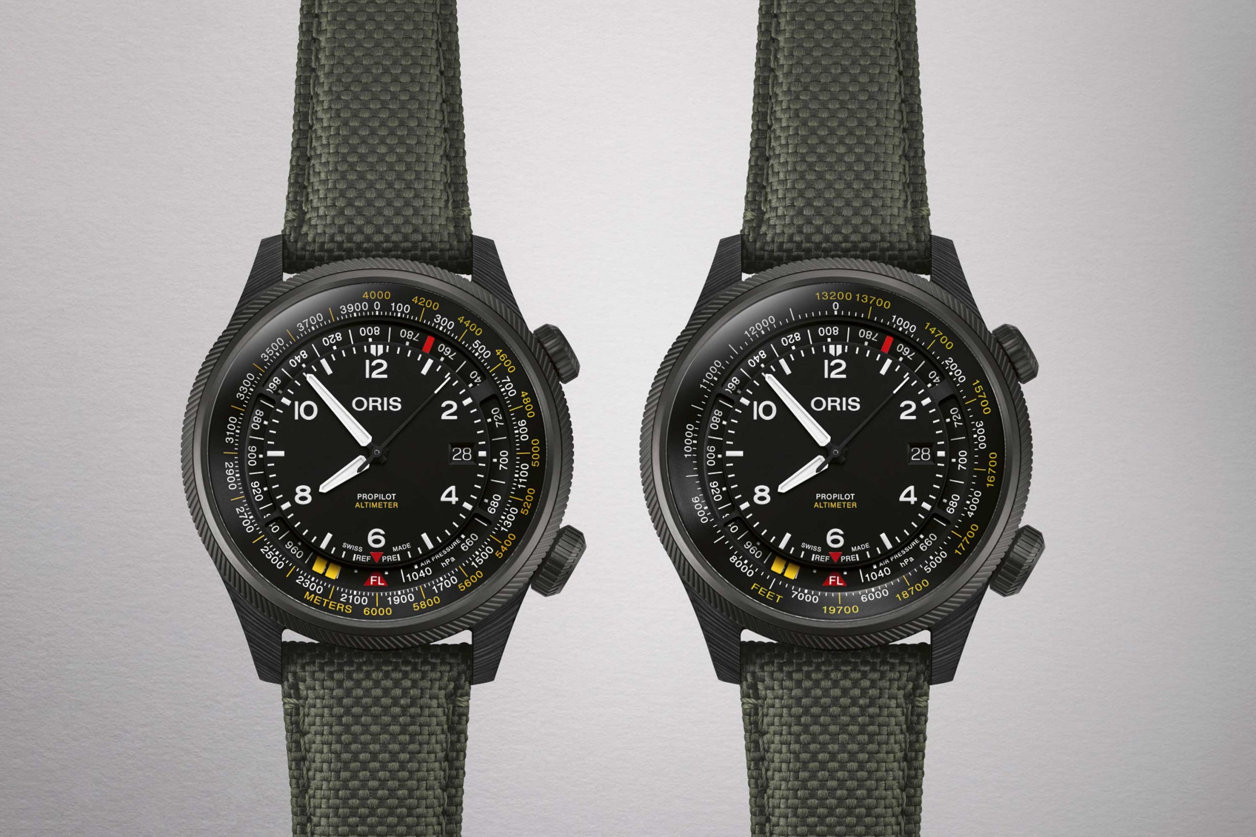 Introducing the new Oris ProPilot Altimeter in Carbon Fiber